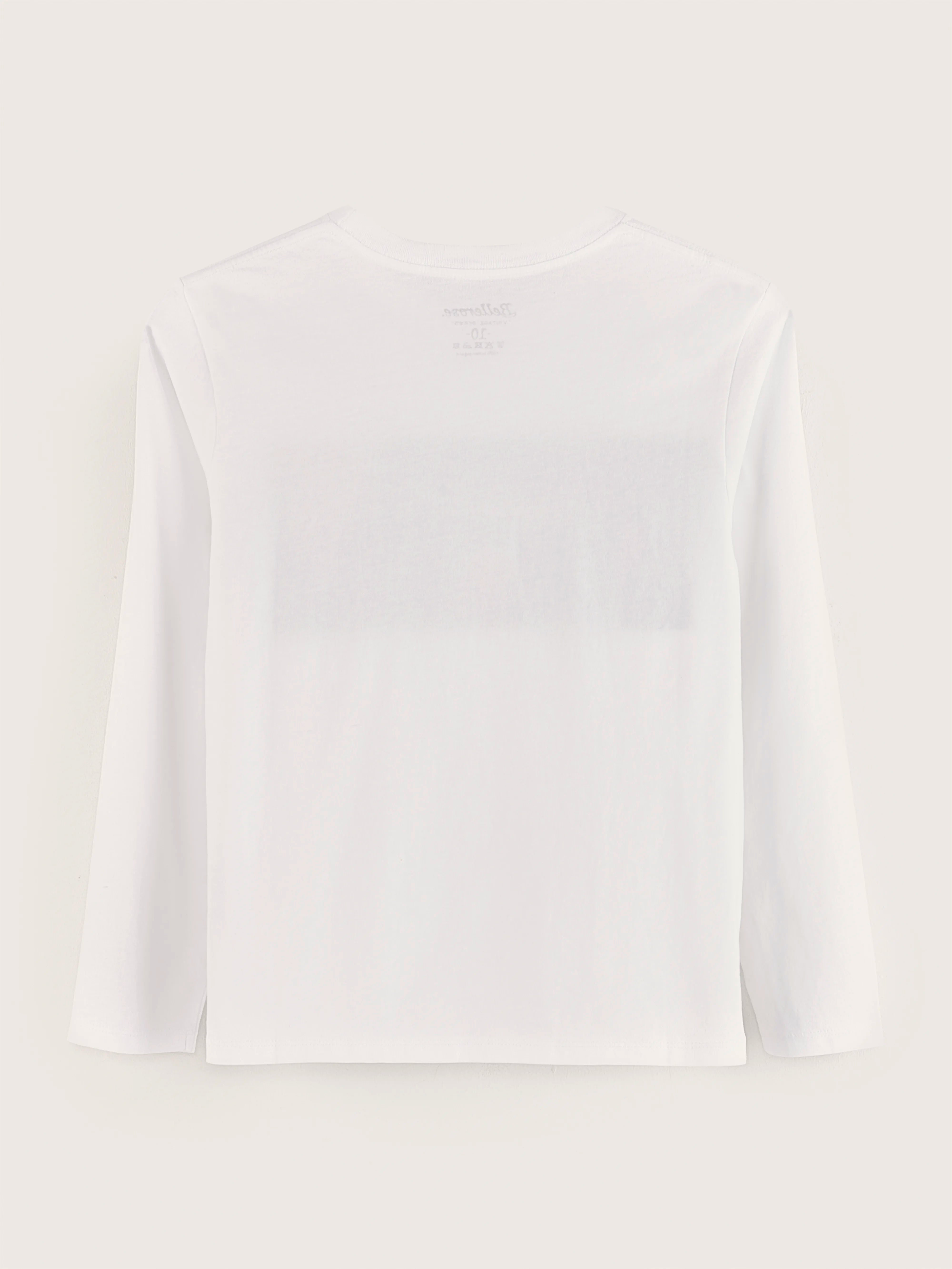 T-shirt À Manches Longues Kenno - White Pour Garçon | Bellerose