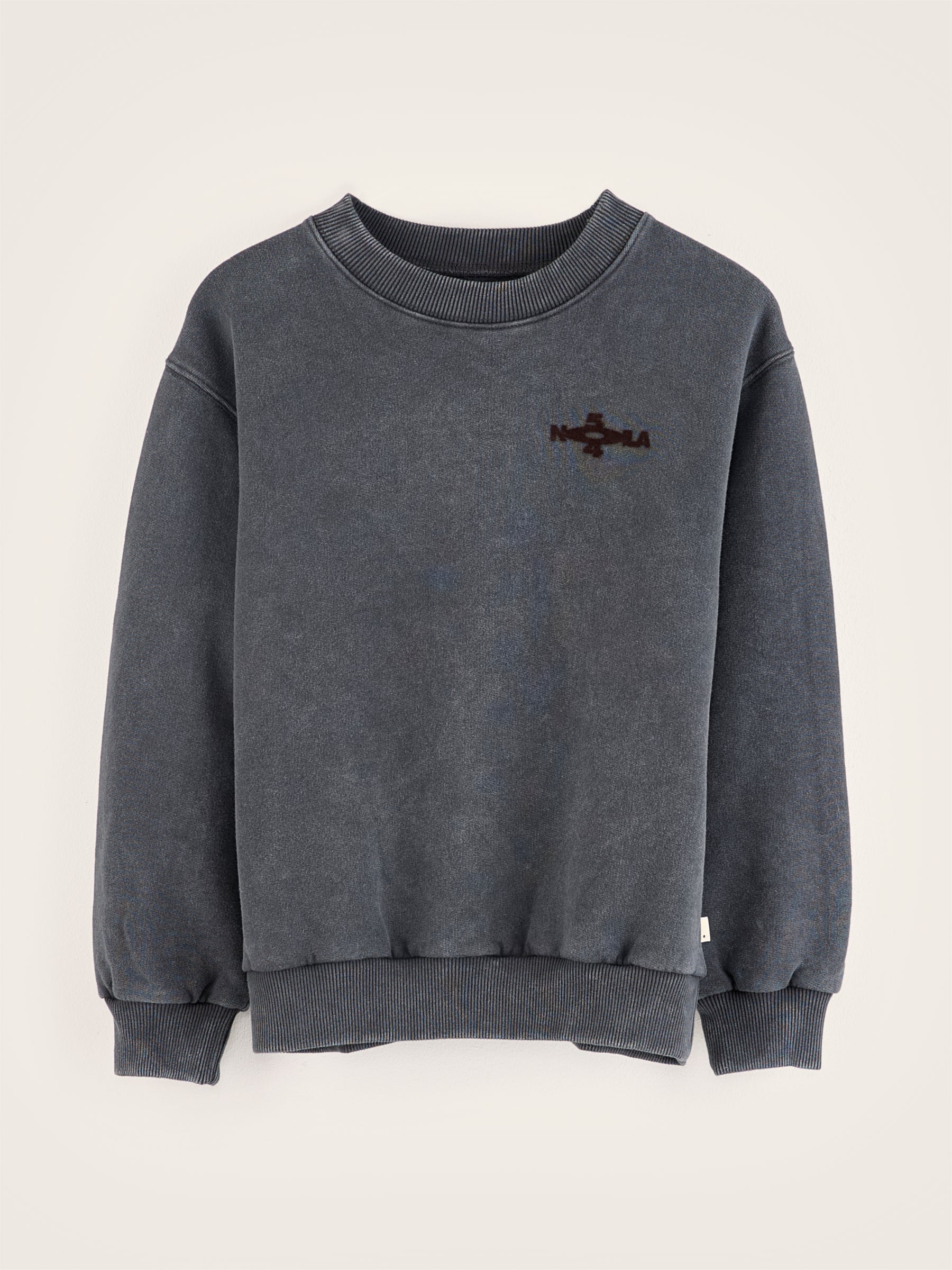 Sweatshirt Col Rond Chami - Black sand Pour Garçon | Bellerose