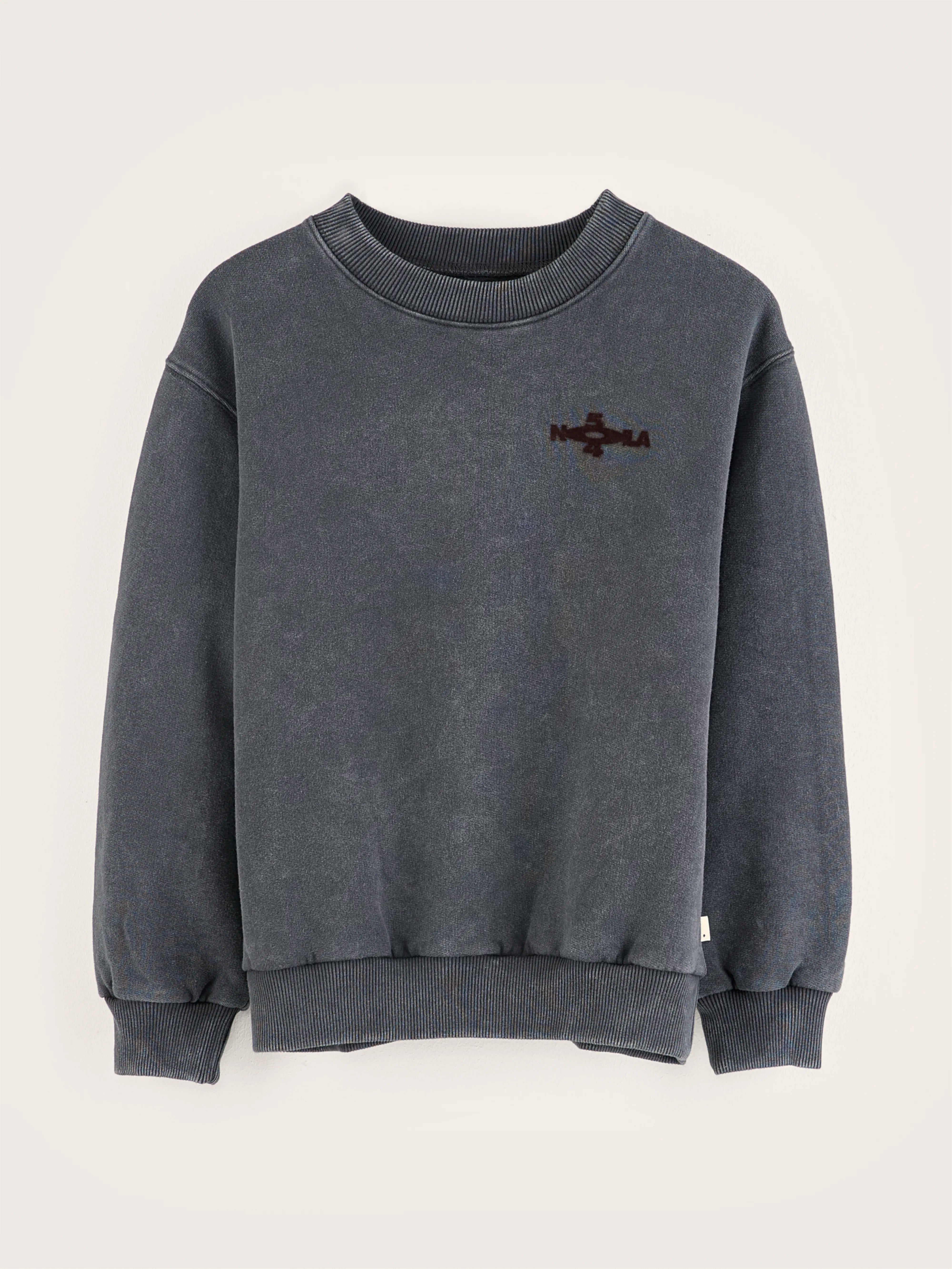 Sweatshirt Col Rond Chami - Black sand Pour Garçon | Bellerose