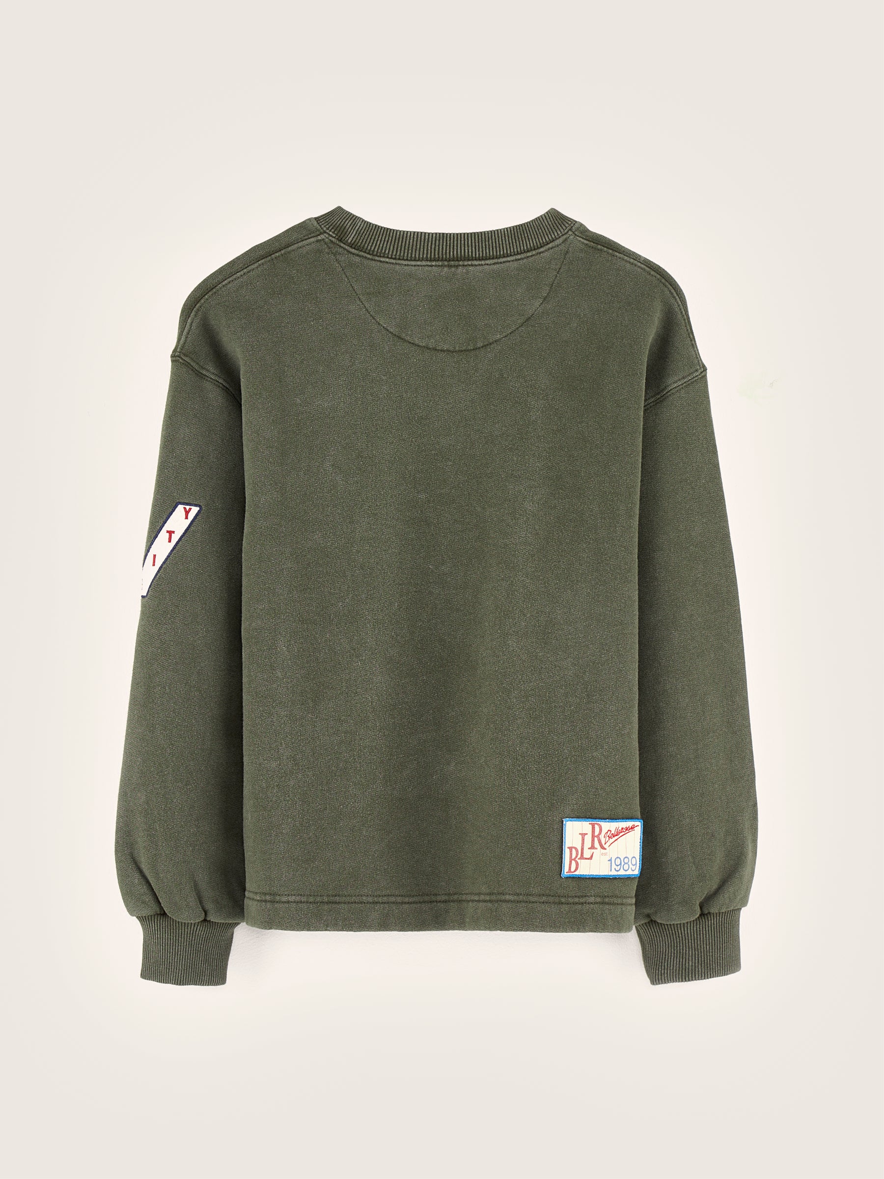 Chamo Relaxed Sweatshirt - Moss For Boys | Bellerose