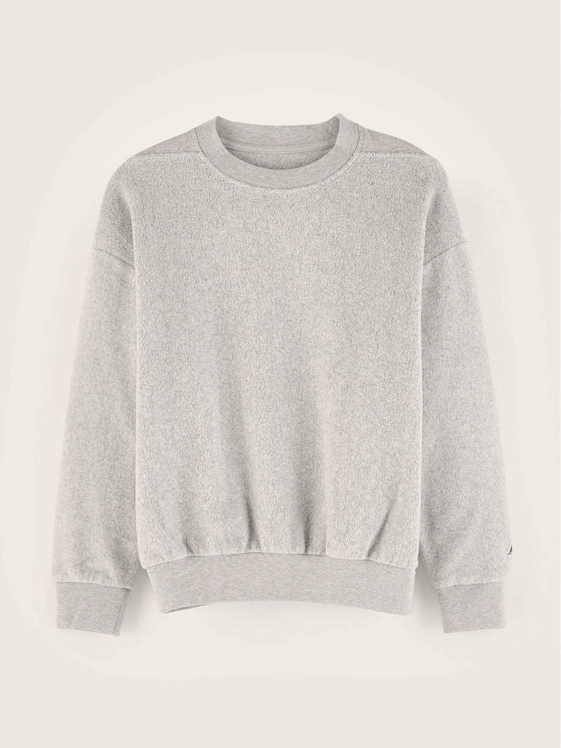 Mark Crew-neck Sweatshirt - Heather grey For Boys | Bellerose