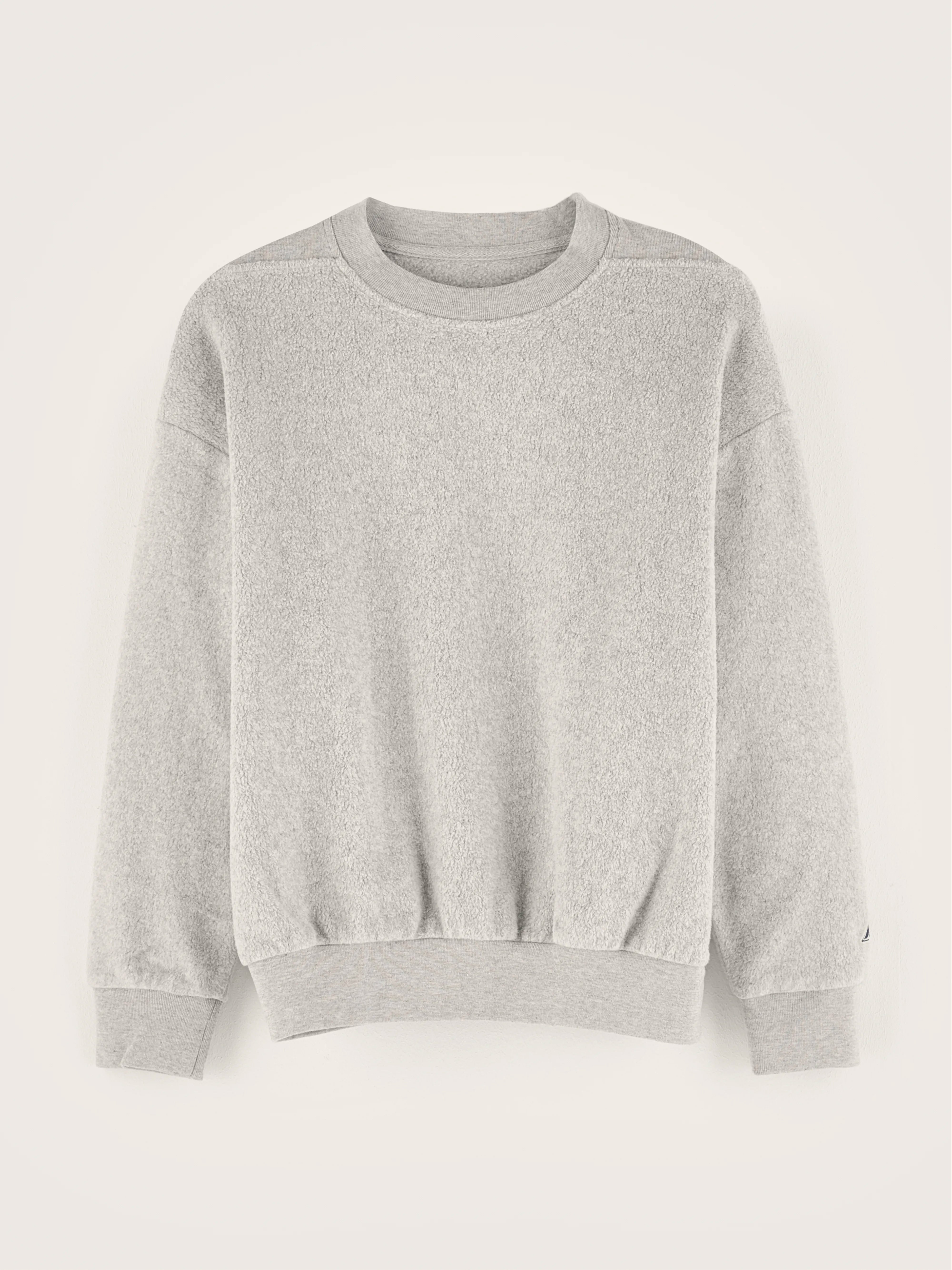 Sweatshirt Col Rond Mark - Heather grey Pour Garçon | Bellerose