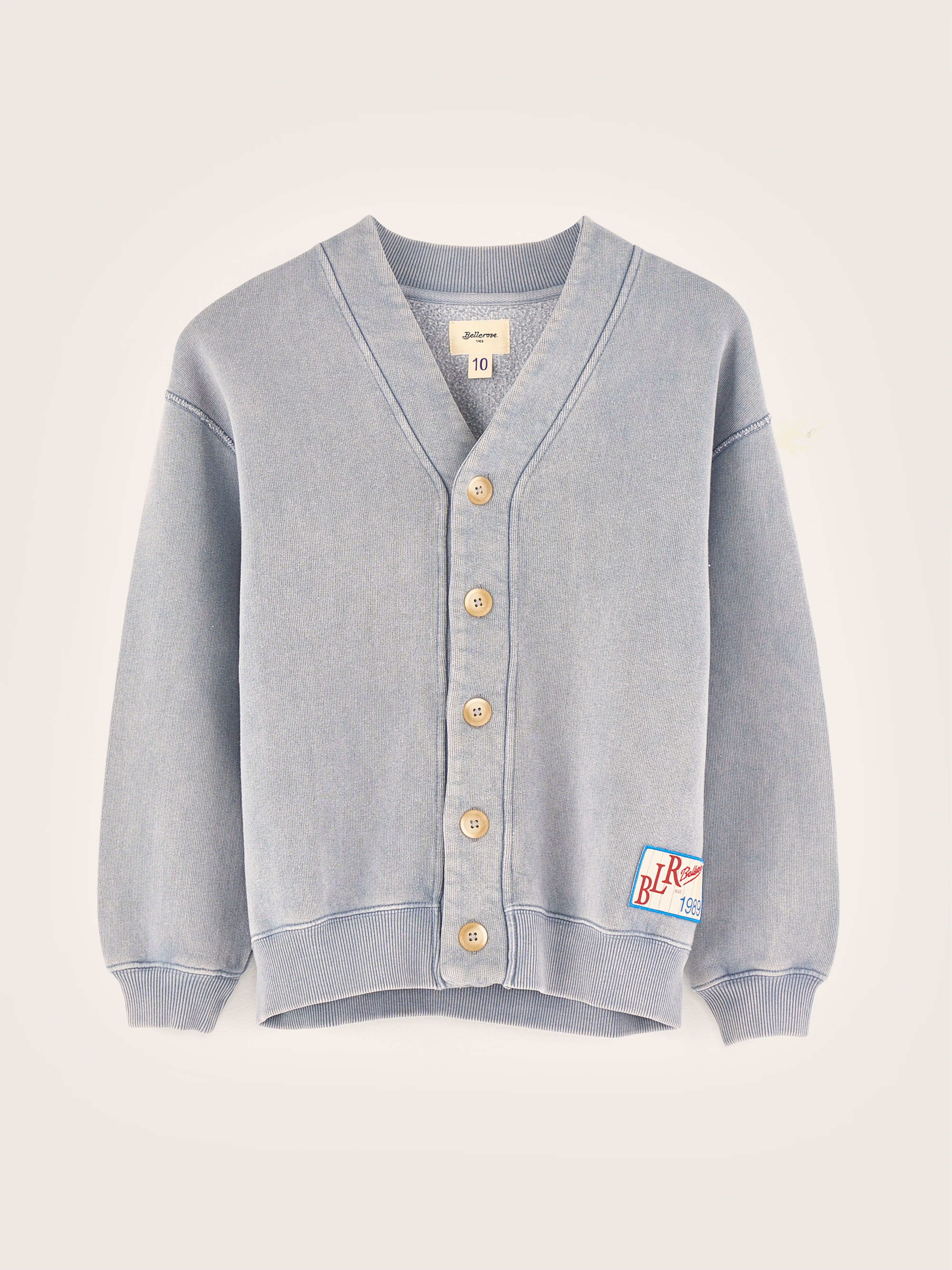 Cardigan Col V Fander - Crystal Pour Garçon | Bellerose