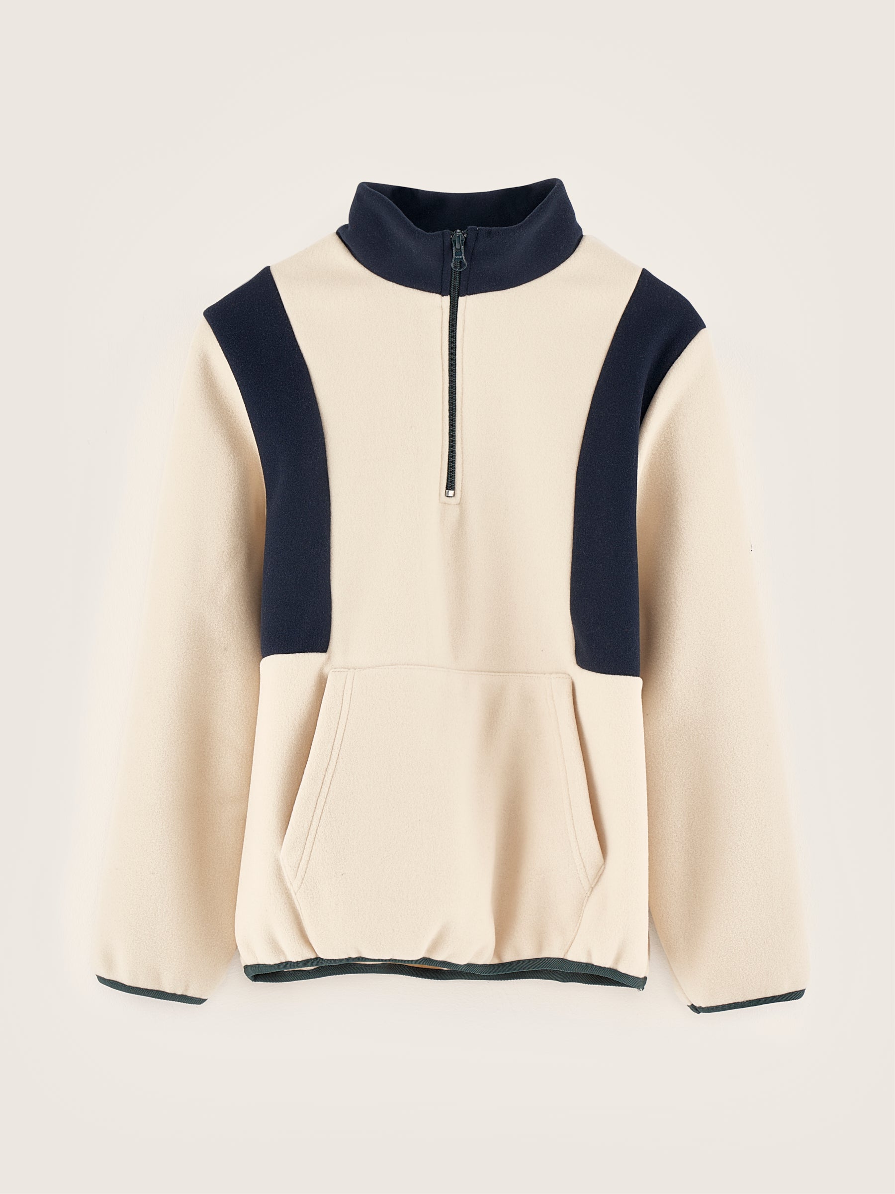 Sweatshirt col zippé Faris (242 / B / SUGARCANE)