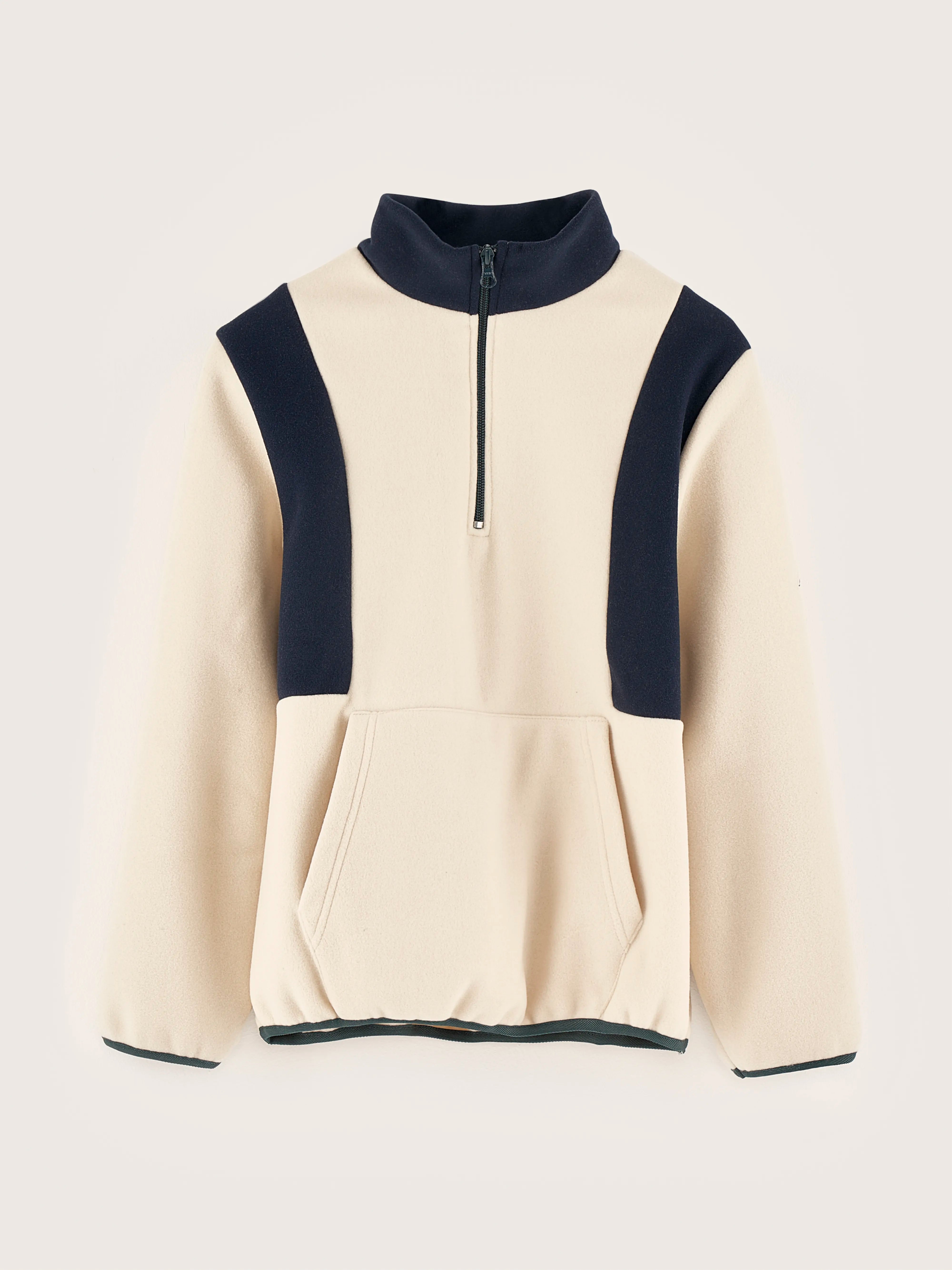 Faris Zipped-collar Sweatshirt - Sugarcane For Boys | Bellerose