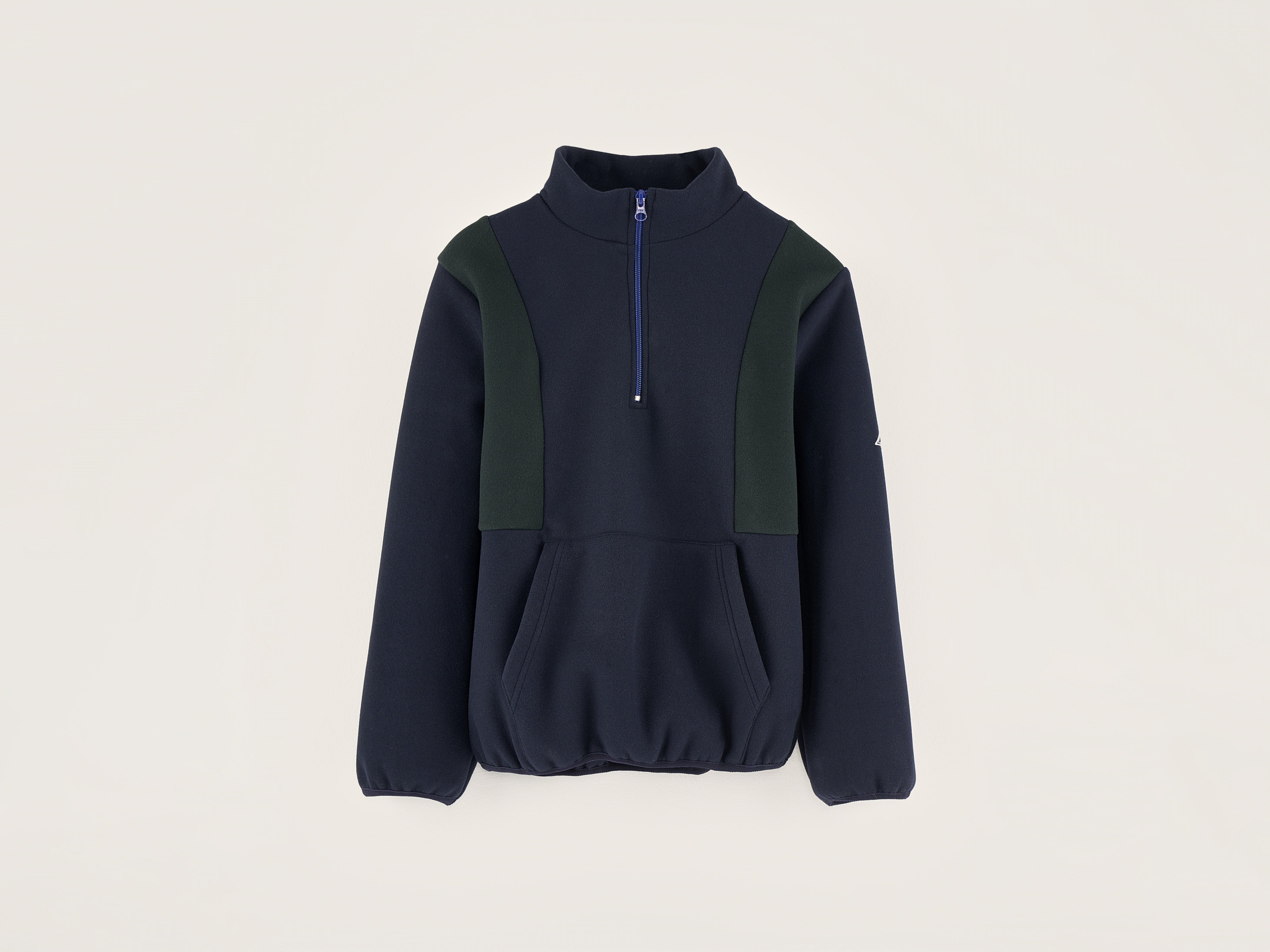 Faris zipped-collar sweatshirt   (242 / B / PARKER)