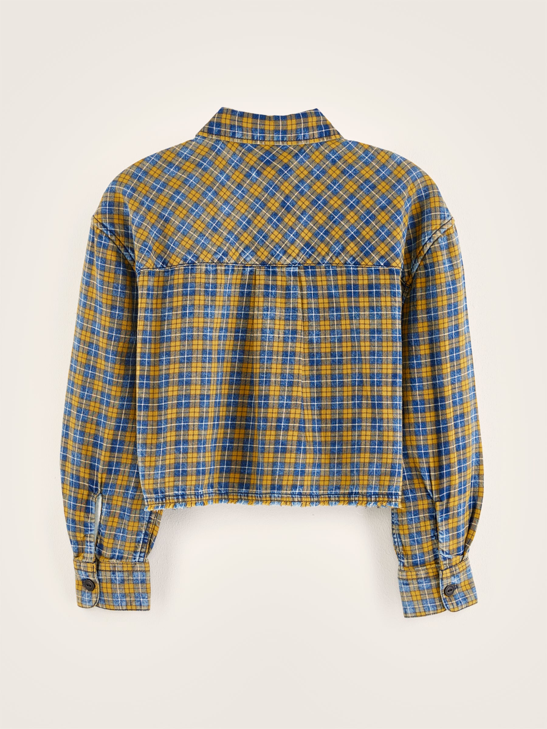 Wiggle Boxy Shirt - Cornflakes / Myosotis For Girls | Bellerose