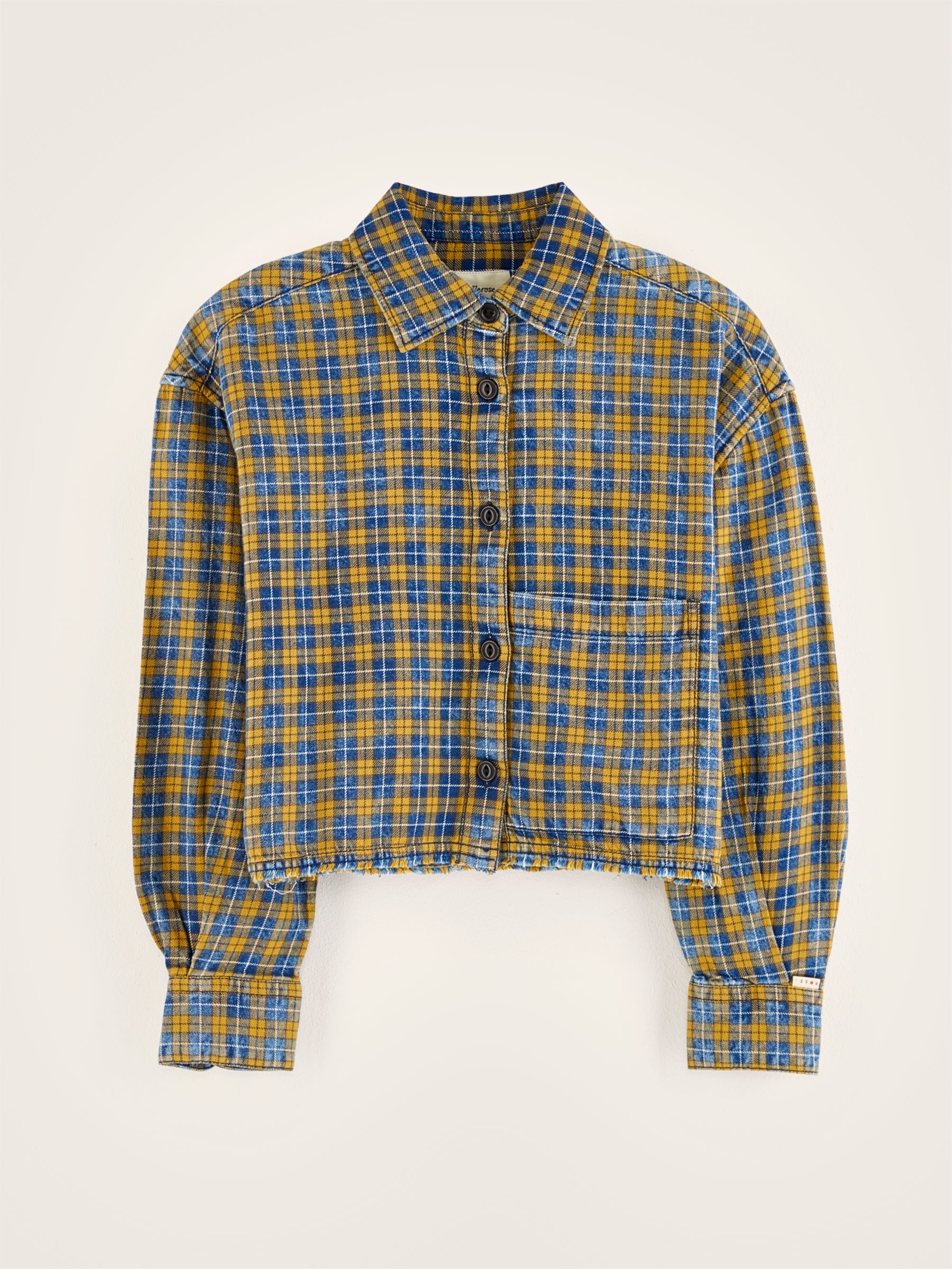 Wiggle Boxy Shirt - Cornflakes / Myosotis For Girls | Bellerose