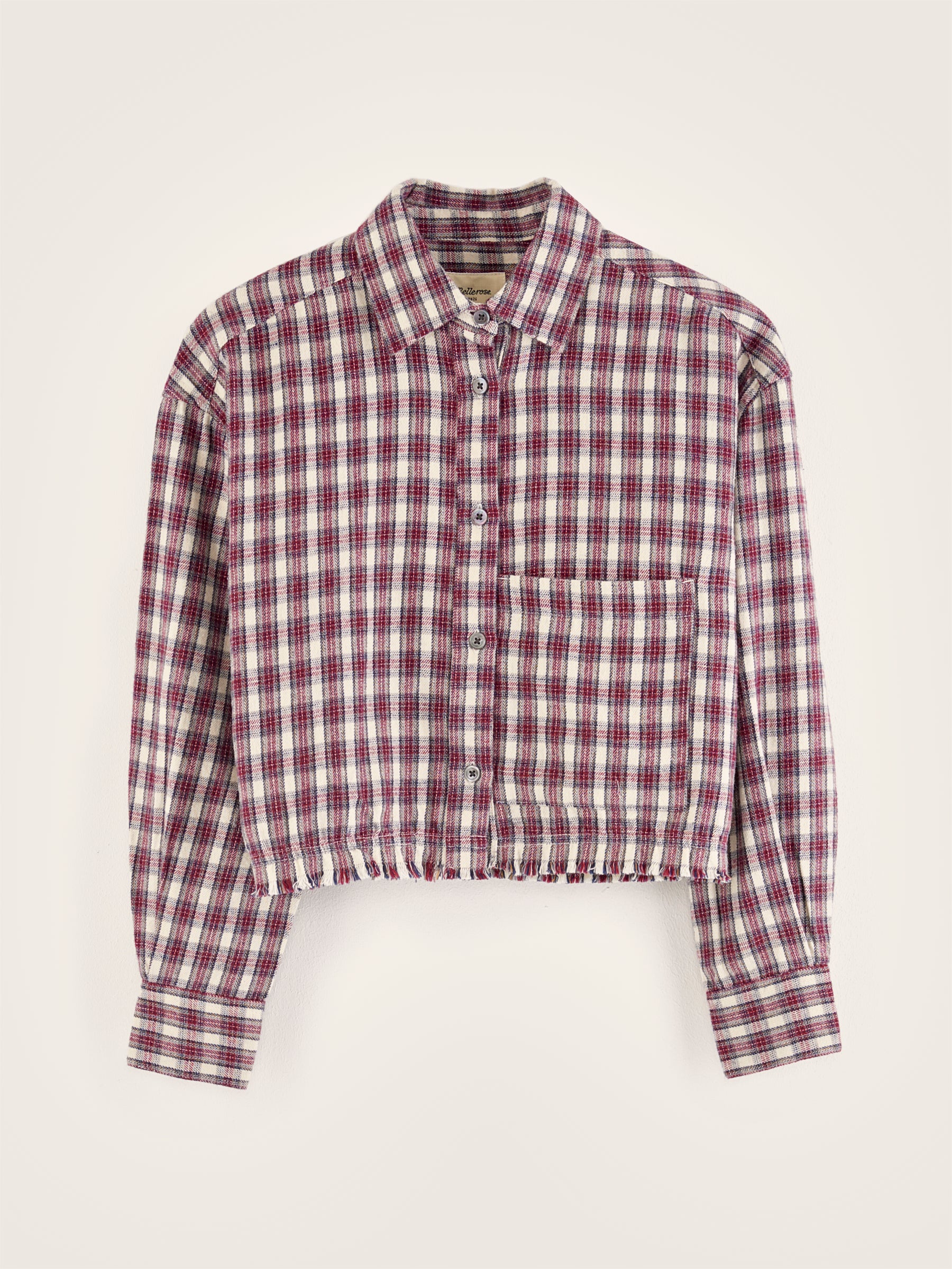 Higgle Boxy Shirt - Light rose / Red dahlia For Girls | Bellerose