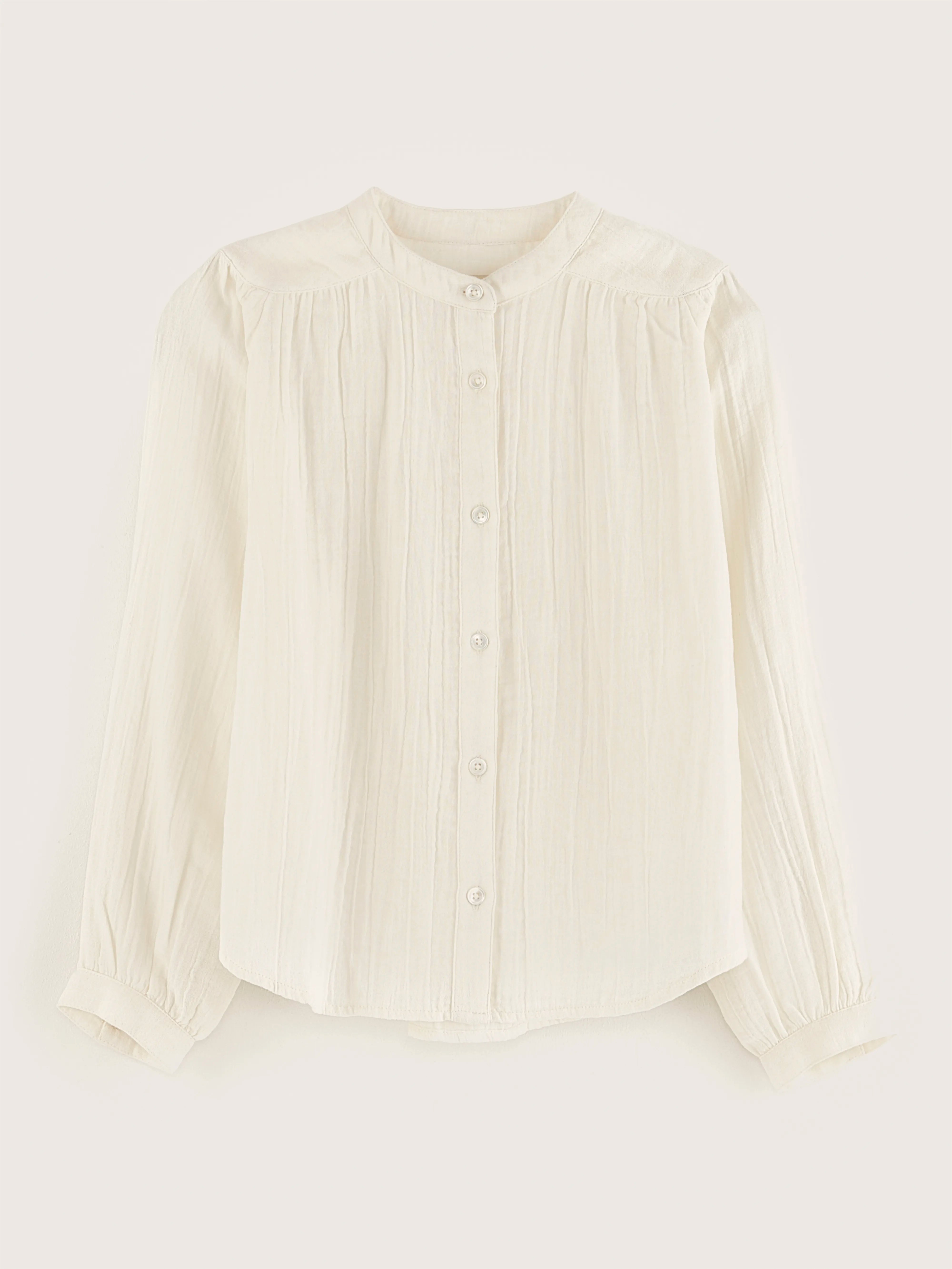 Hopsa Classic Blouse - Ecru For Girls | Bellerose