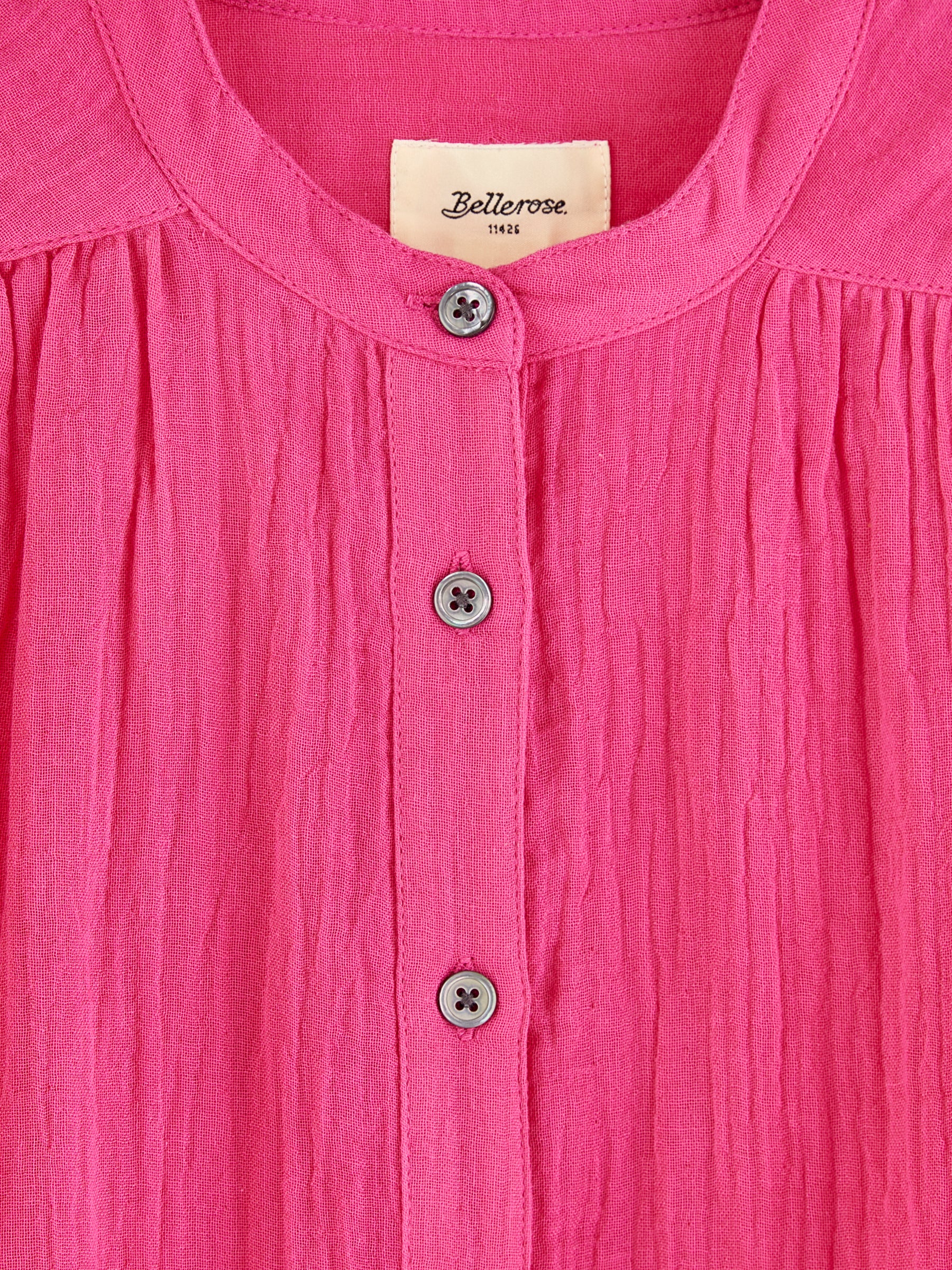 Hopsa Klassieke Blouse - Fushia Voor Meisjes | Bellerose