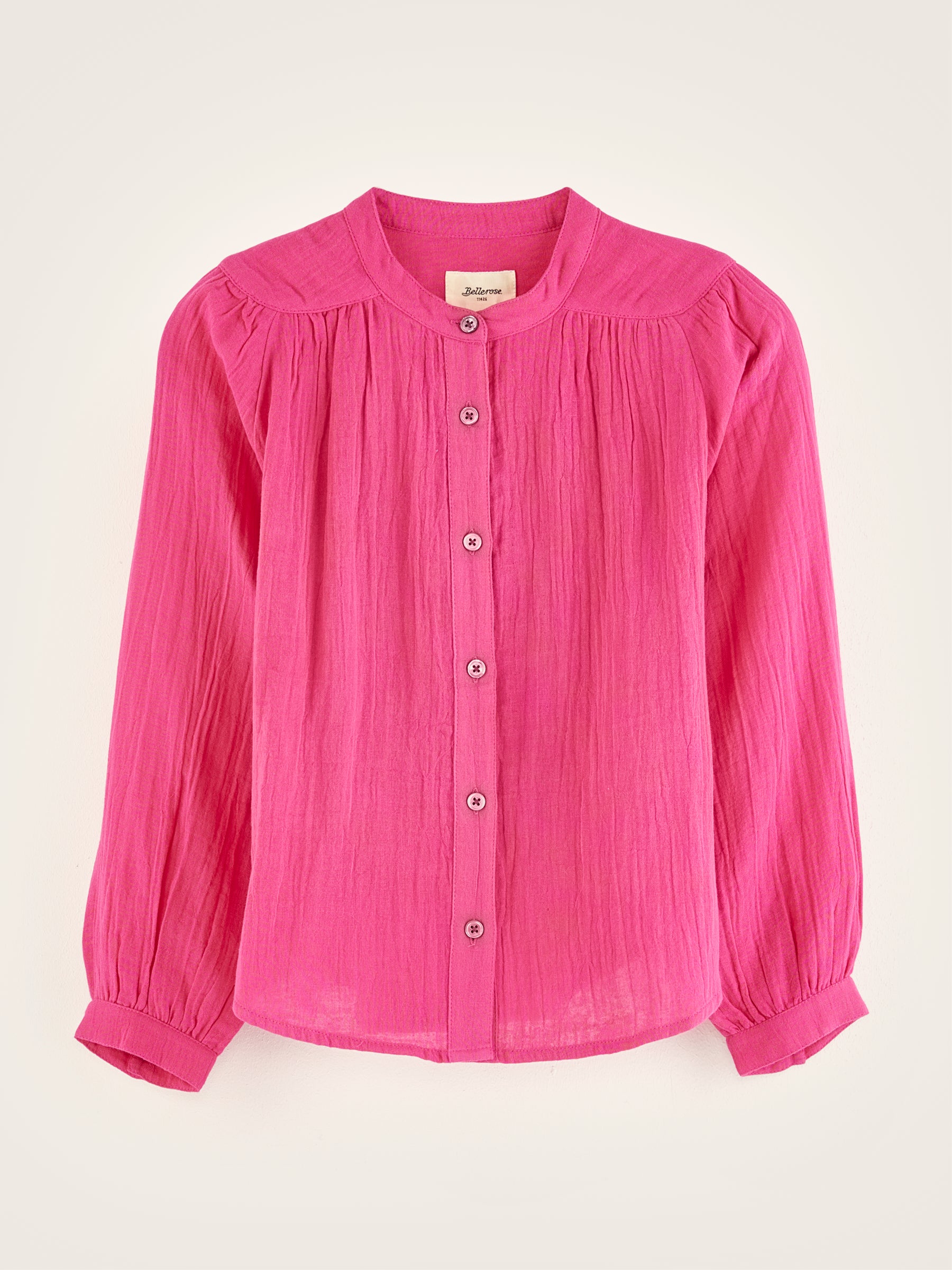 Hopsa Classic Blouse - Fushia For Girls | Bellerose