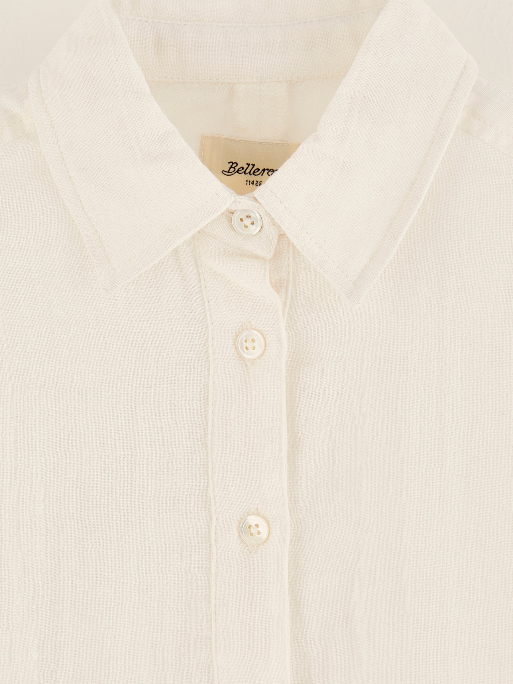 Hester Straight Shirt - Vintage white For Girls | Bellerose