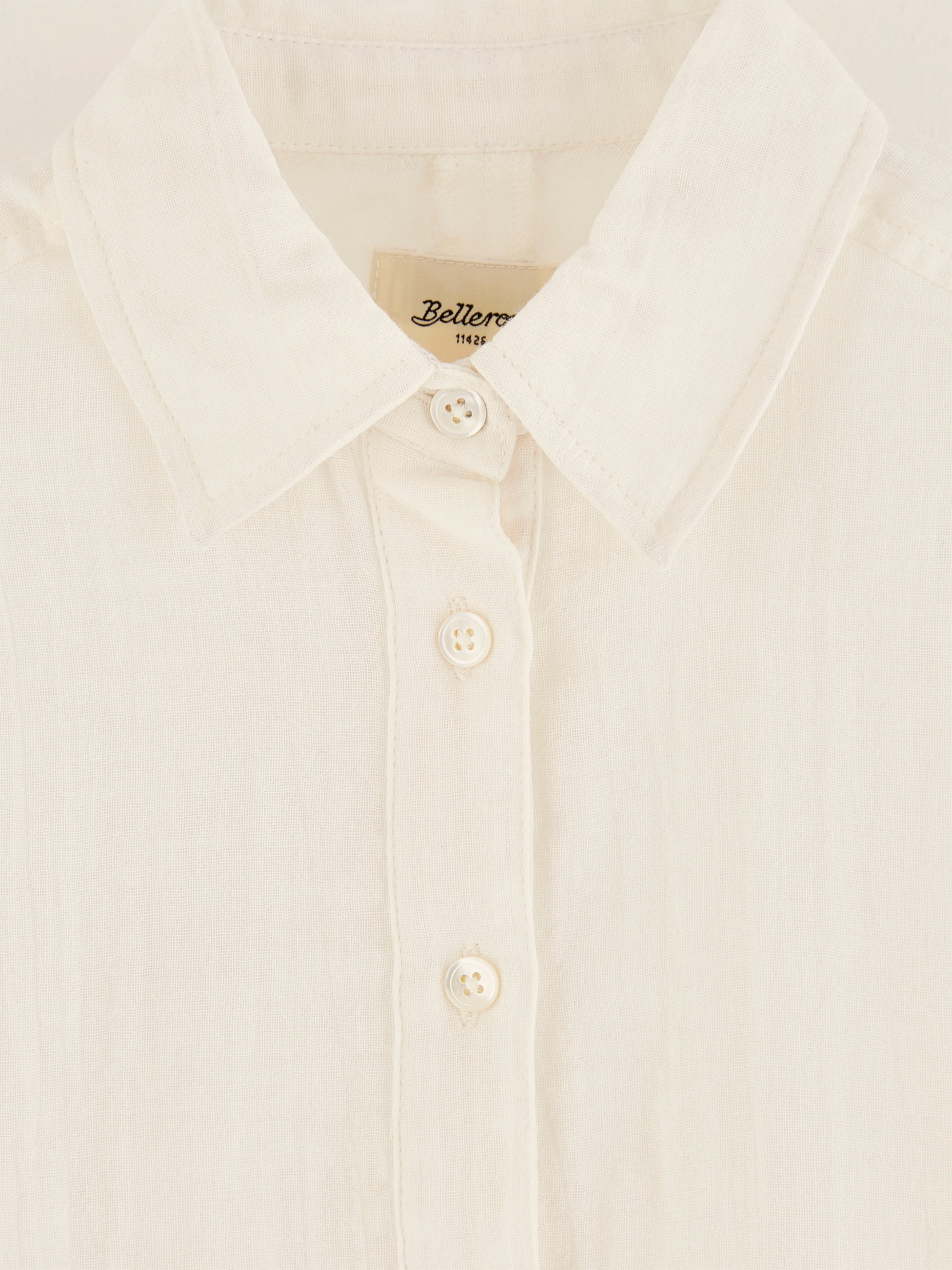 Chemise Droite Hester - Vintage white Pour Fille | Bellerose