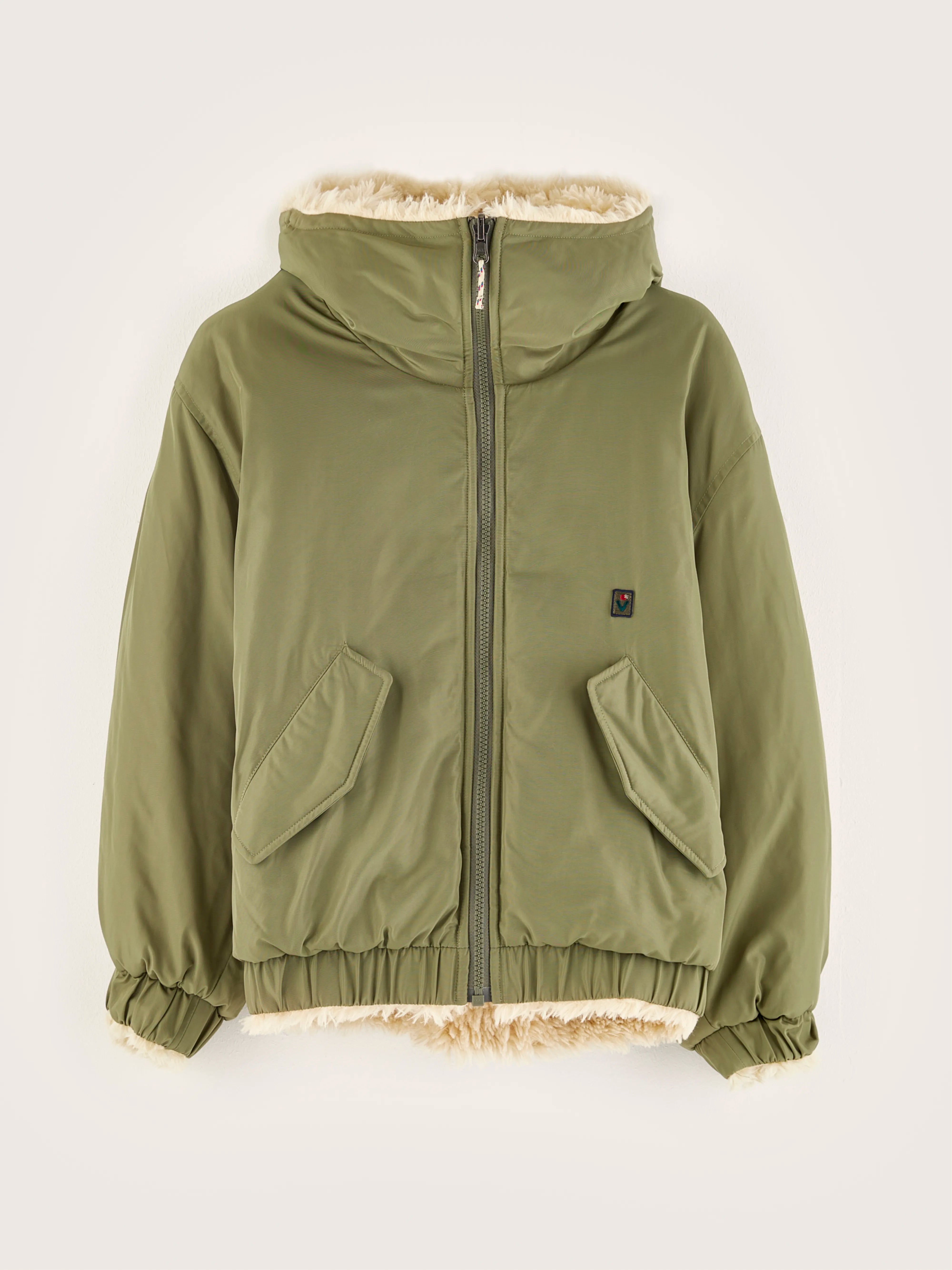 Habits Bomber-style Jacket - Jeep / Oatmeal For Girls | Bellerose