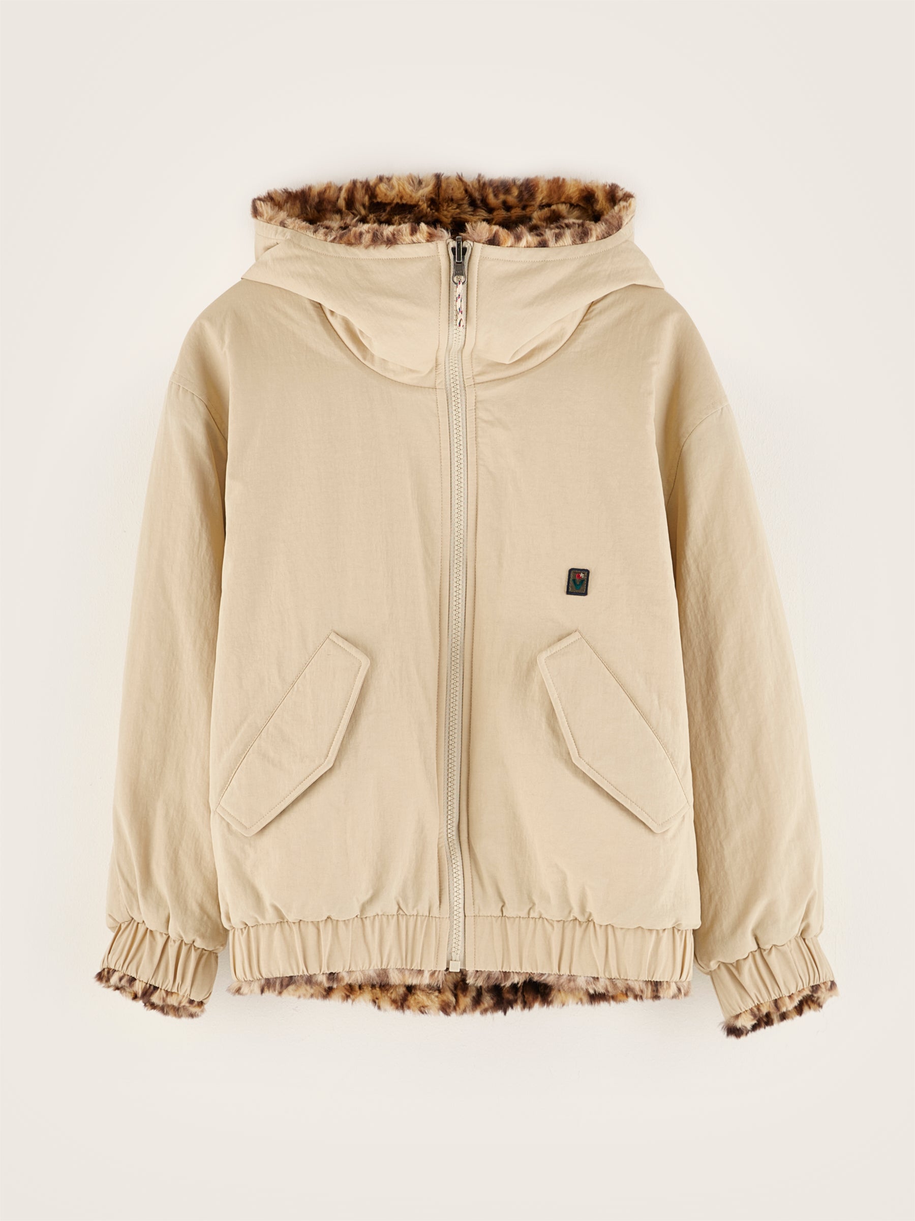 Habits Bomber-style Jacket - Cement / Coffee For Girls | Bellerose