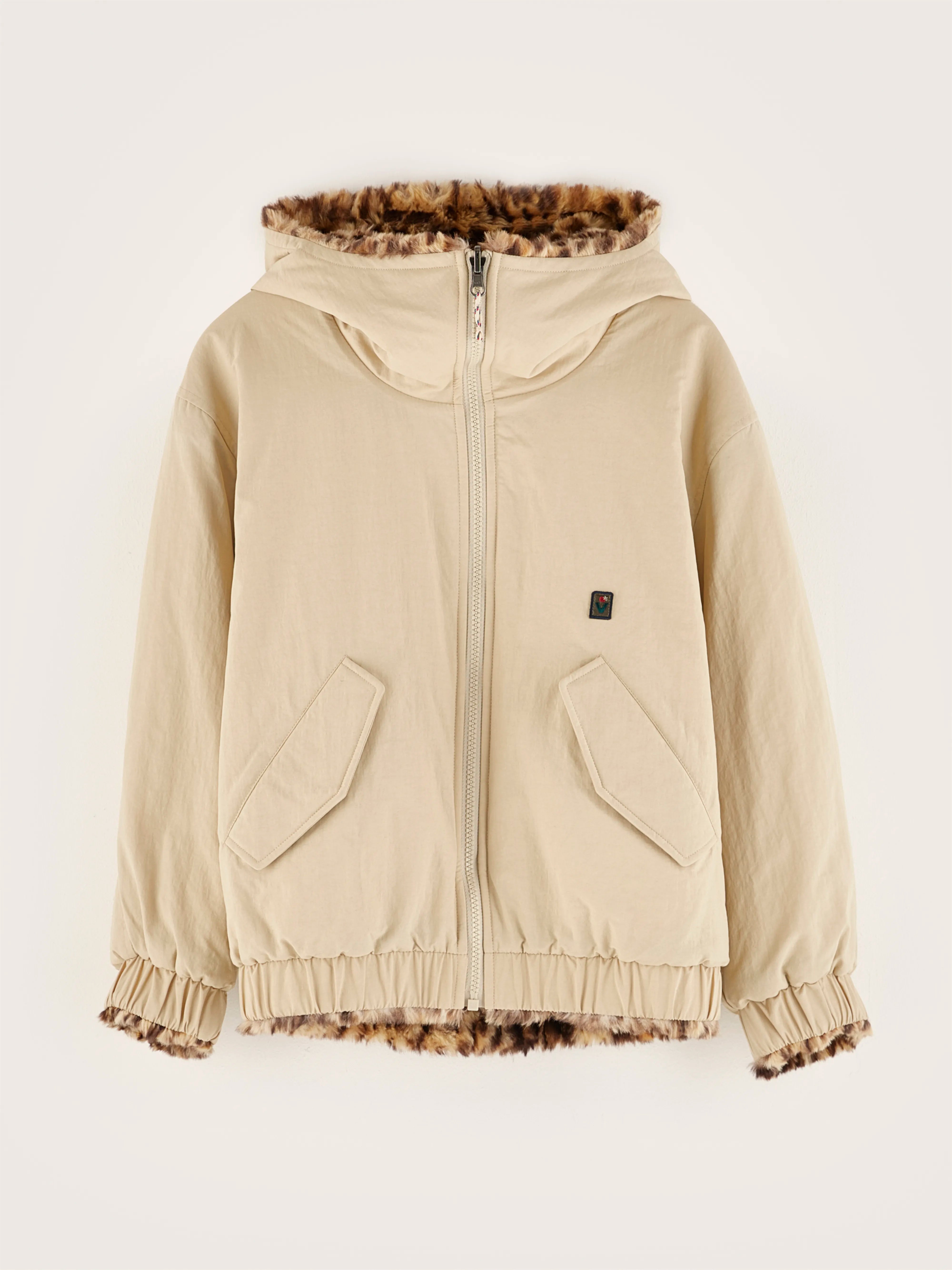 Habits Bomber-stijl Jas - Cement / Coffee Voor Meisjes | Bellerose