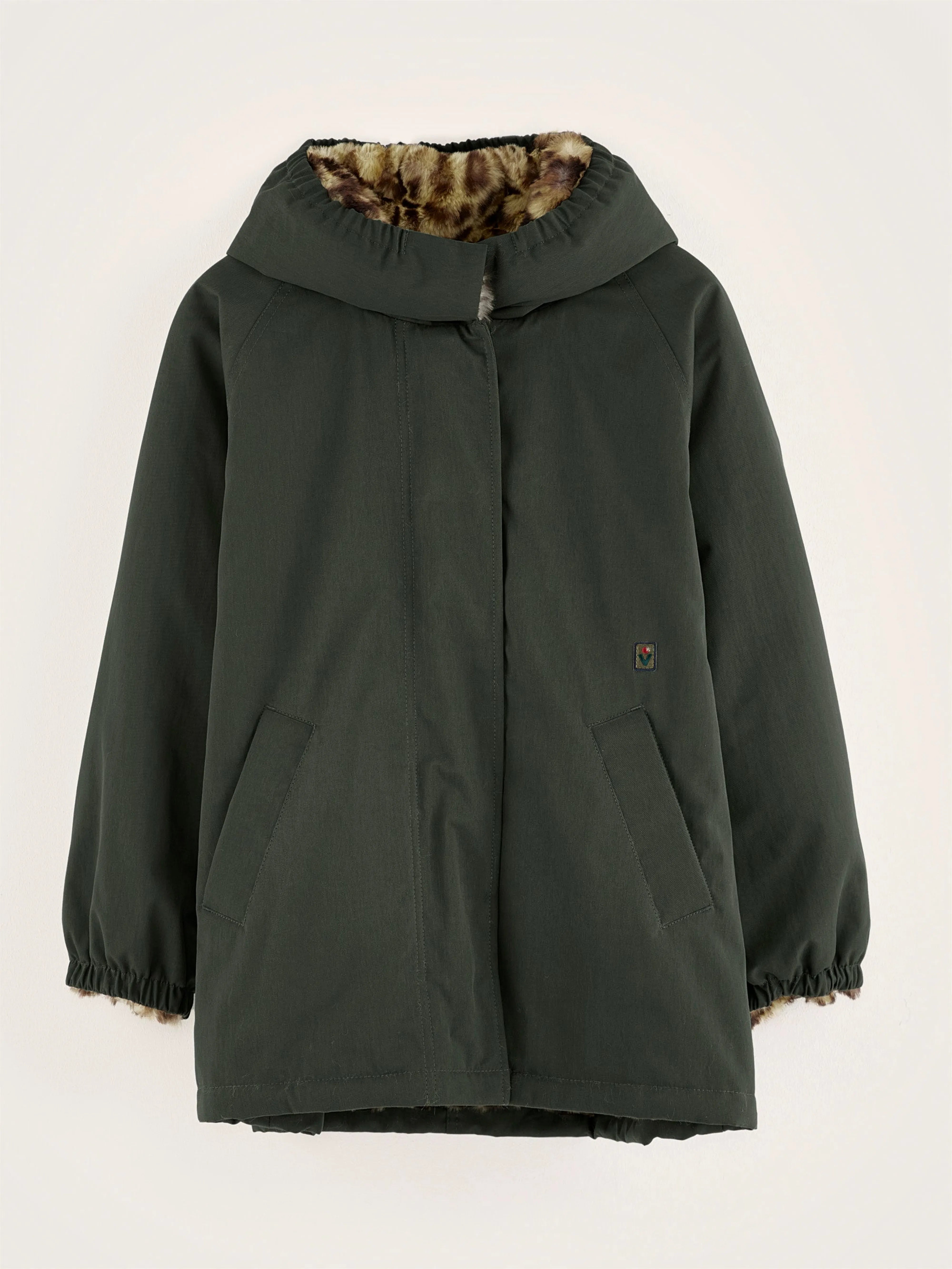 Parka À Capuche Harbor - Forest Pour Fille | Bellerose