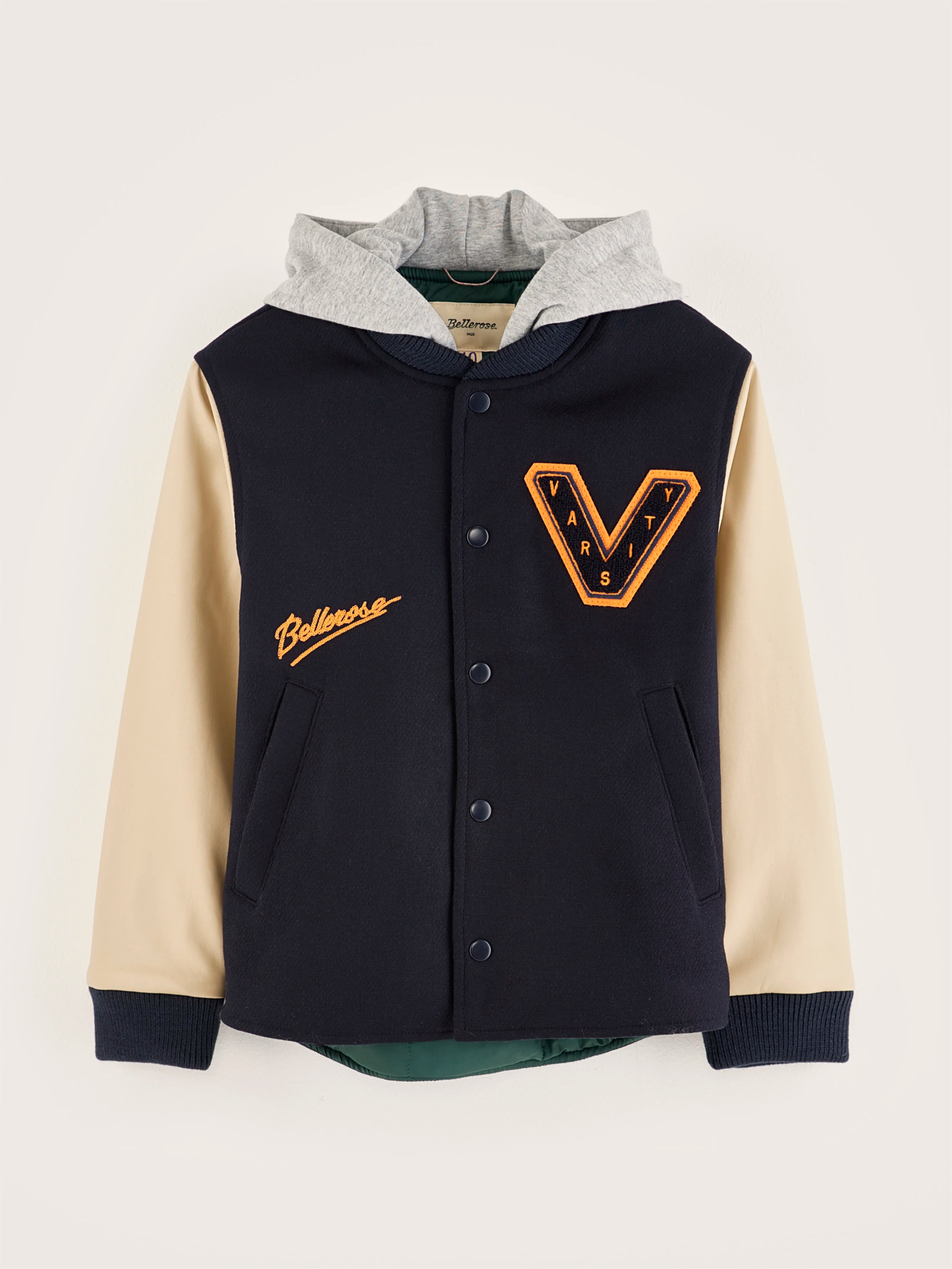 Ricci varsity jacket   (242 / B / DEEP WELL)