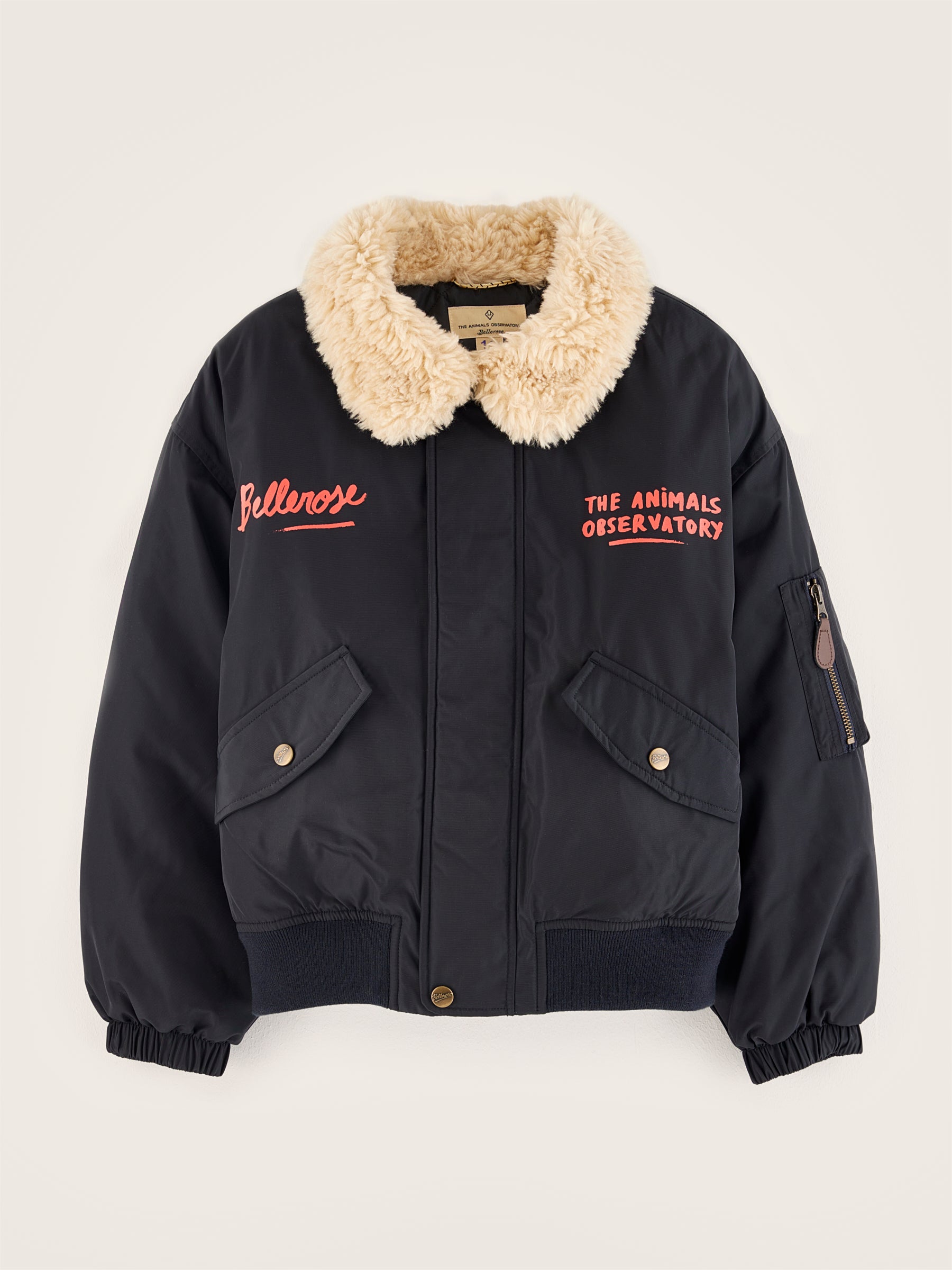 Homard Aviator Jacket - Navy For Boys | Bellerose