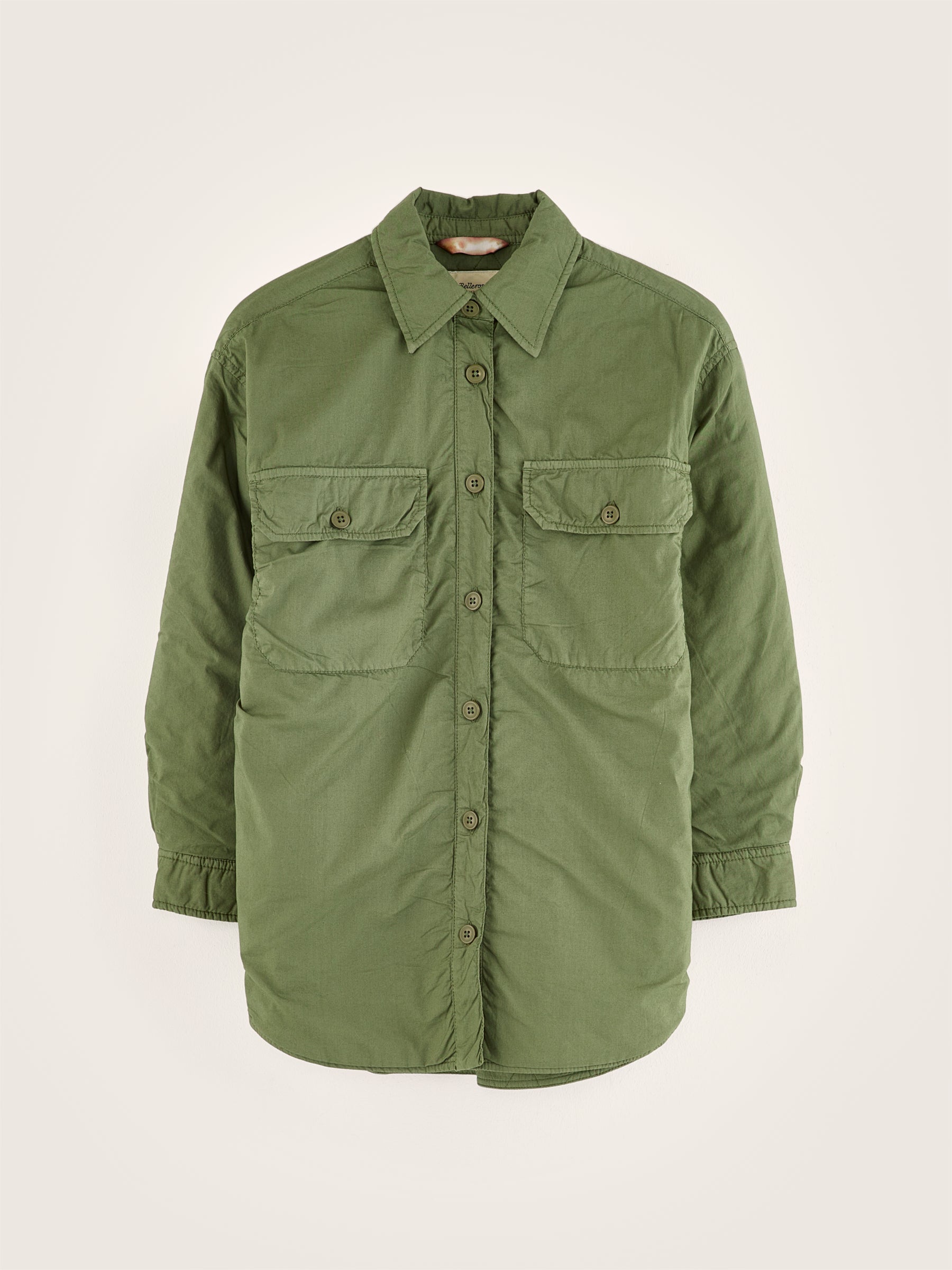 Walt Quilted Overshirt - Army For Girls | Bellerose