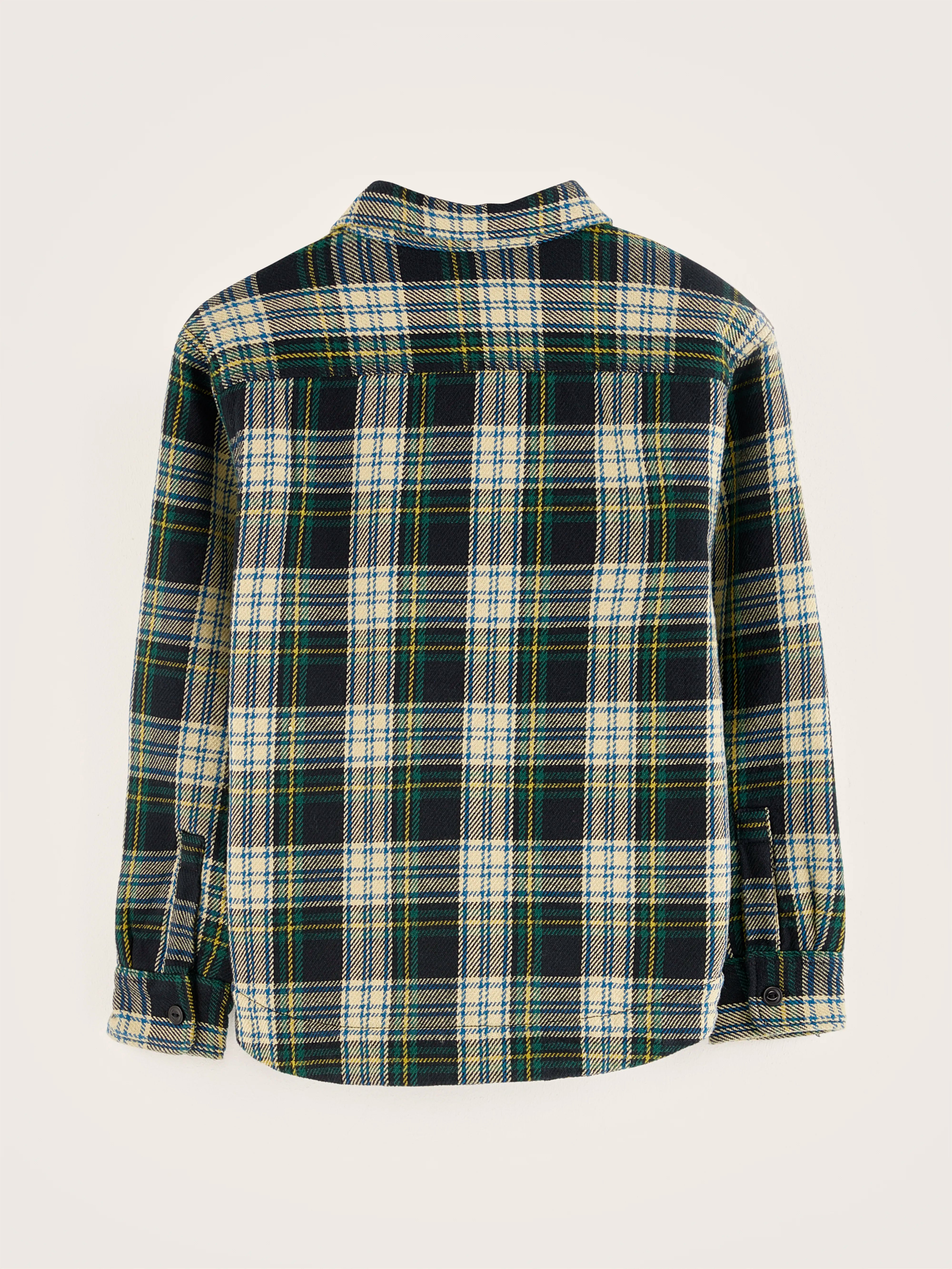 Wally Checked Overshirt - Ecru / Gardenia For Boys | Bellerose