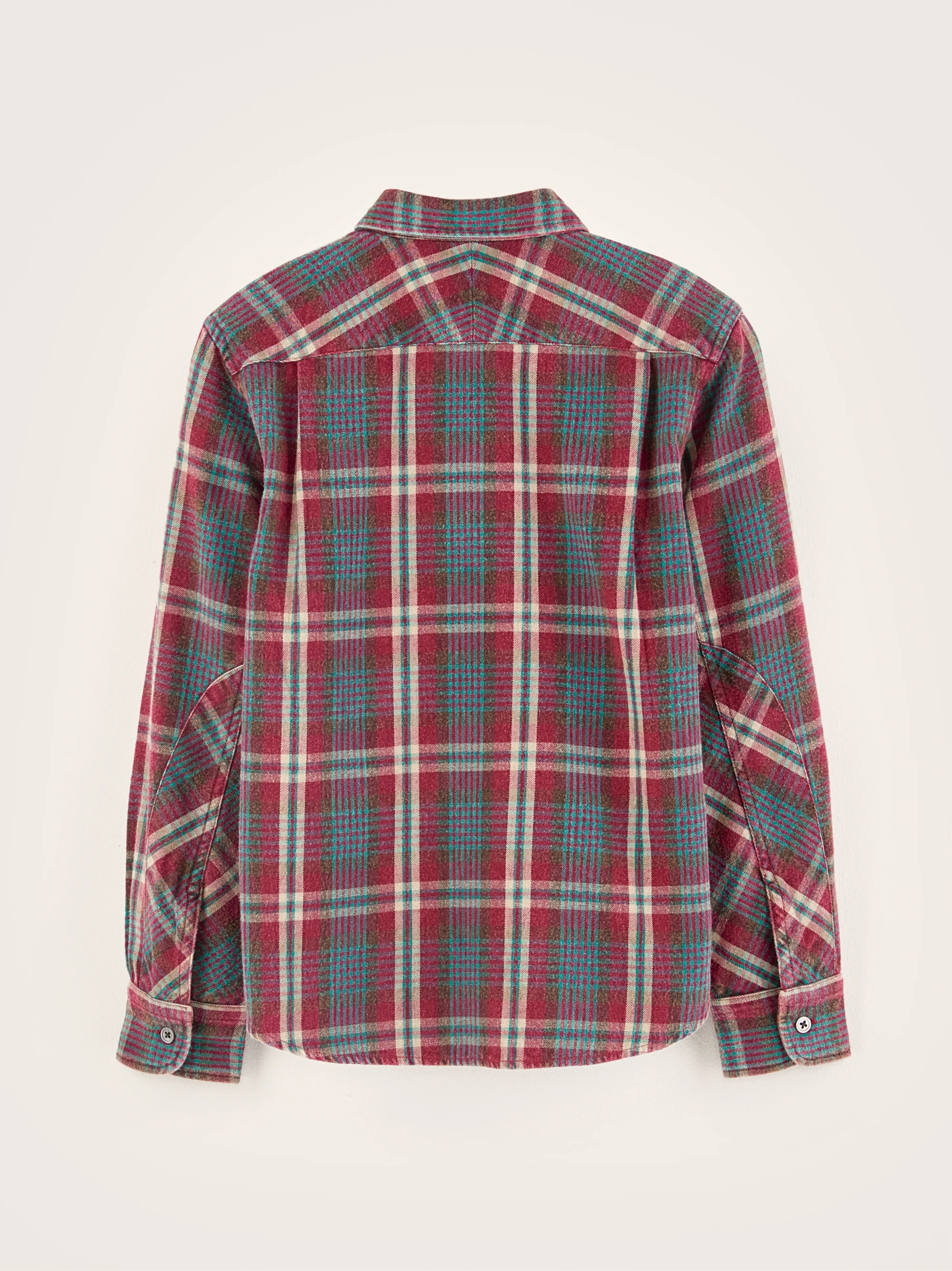 Gaspar Checked Shirt - Red dahlia For Boys | Bellerose