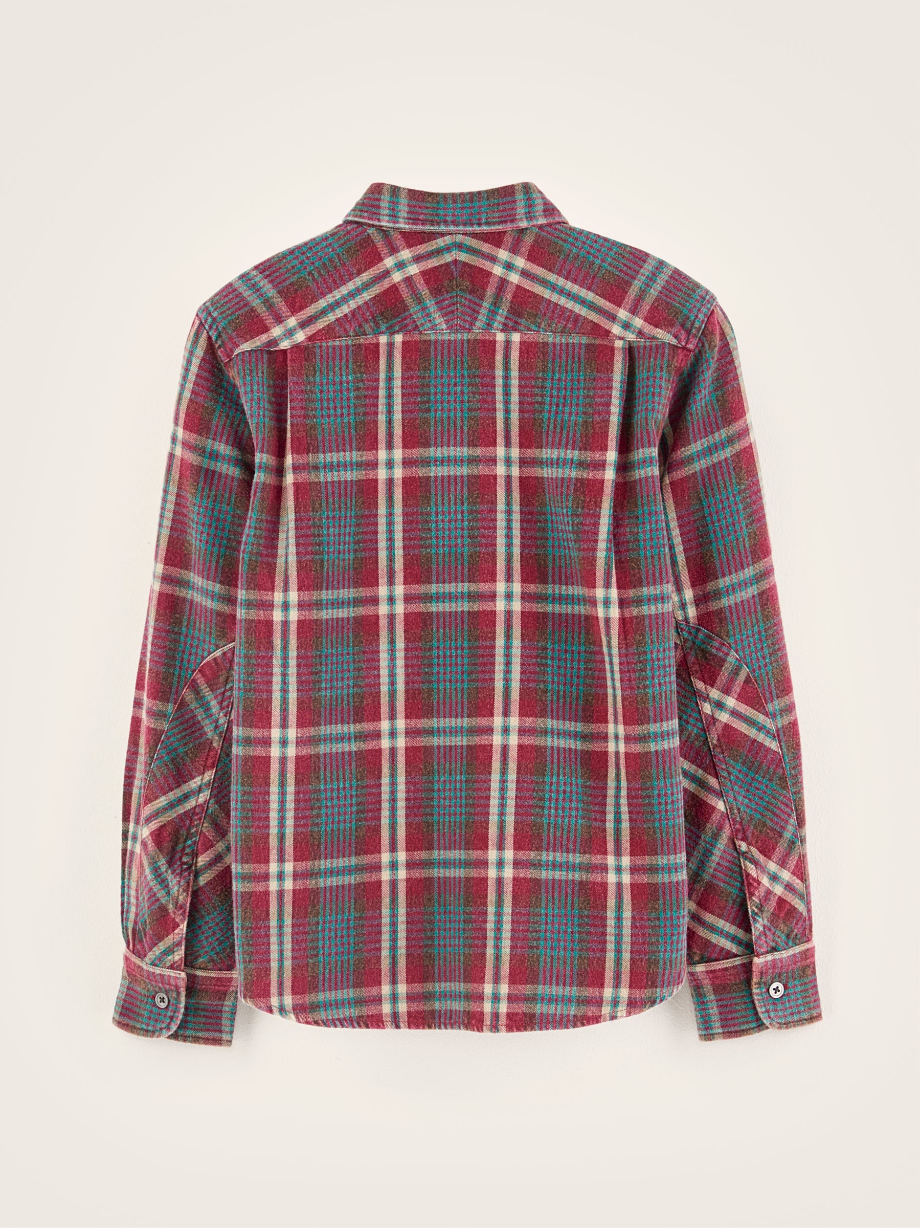 Gaspar Checked Shirt - Red dahlia For Boys | Bellerose