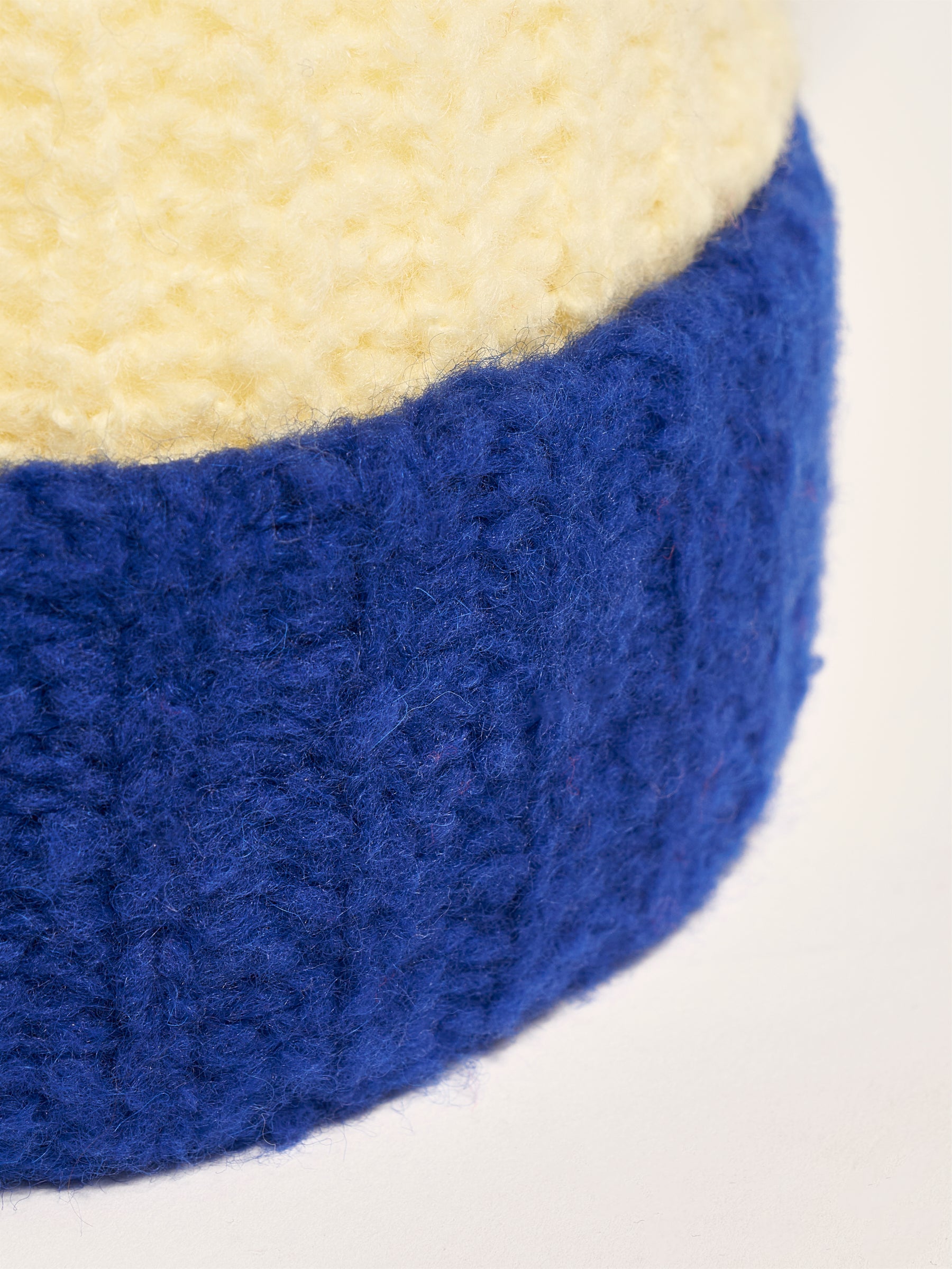 Agoha Knitted Beanie - Butter / Lazuli For Girls | Bellerose