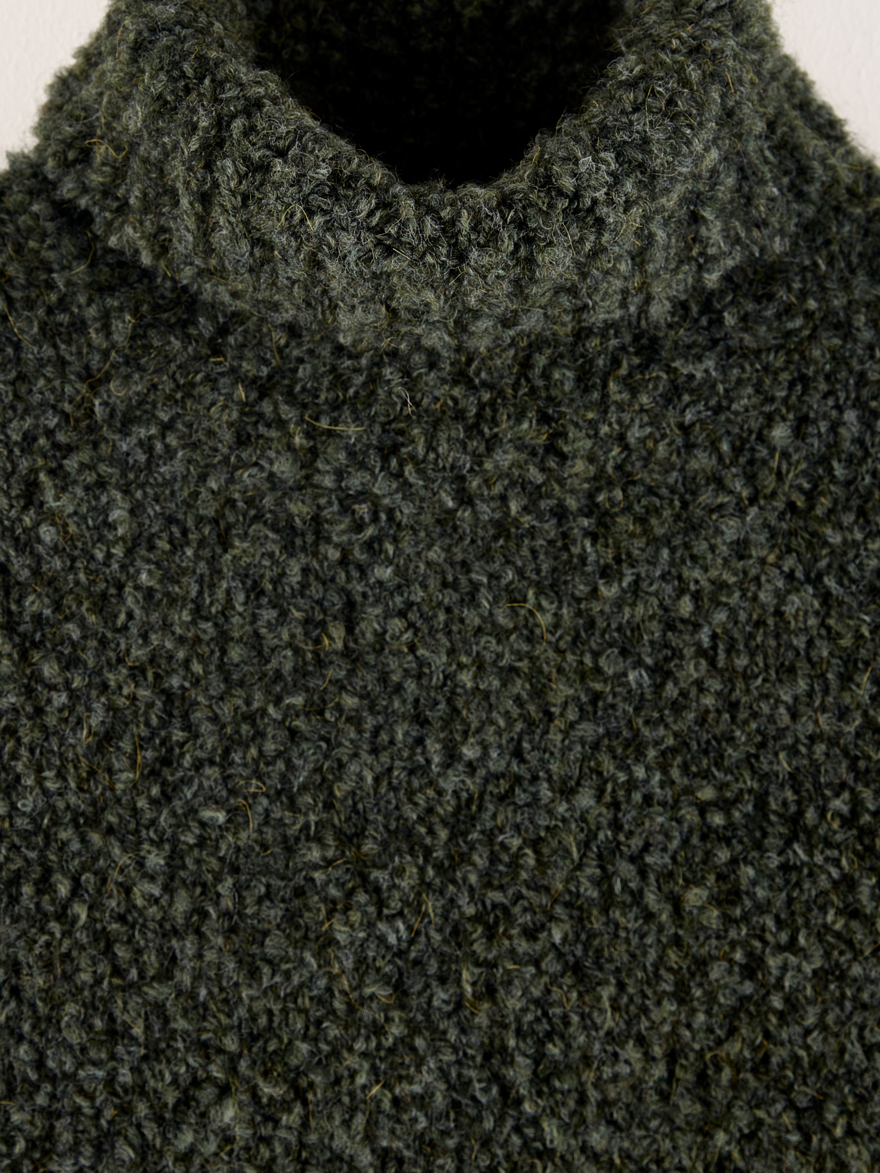 Apouz knitted collar (242 / G / MOSS)