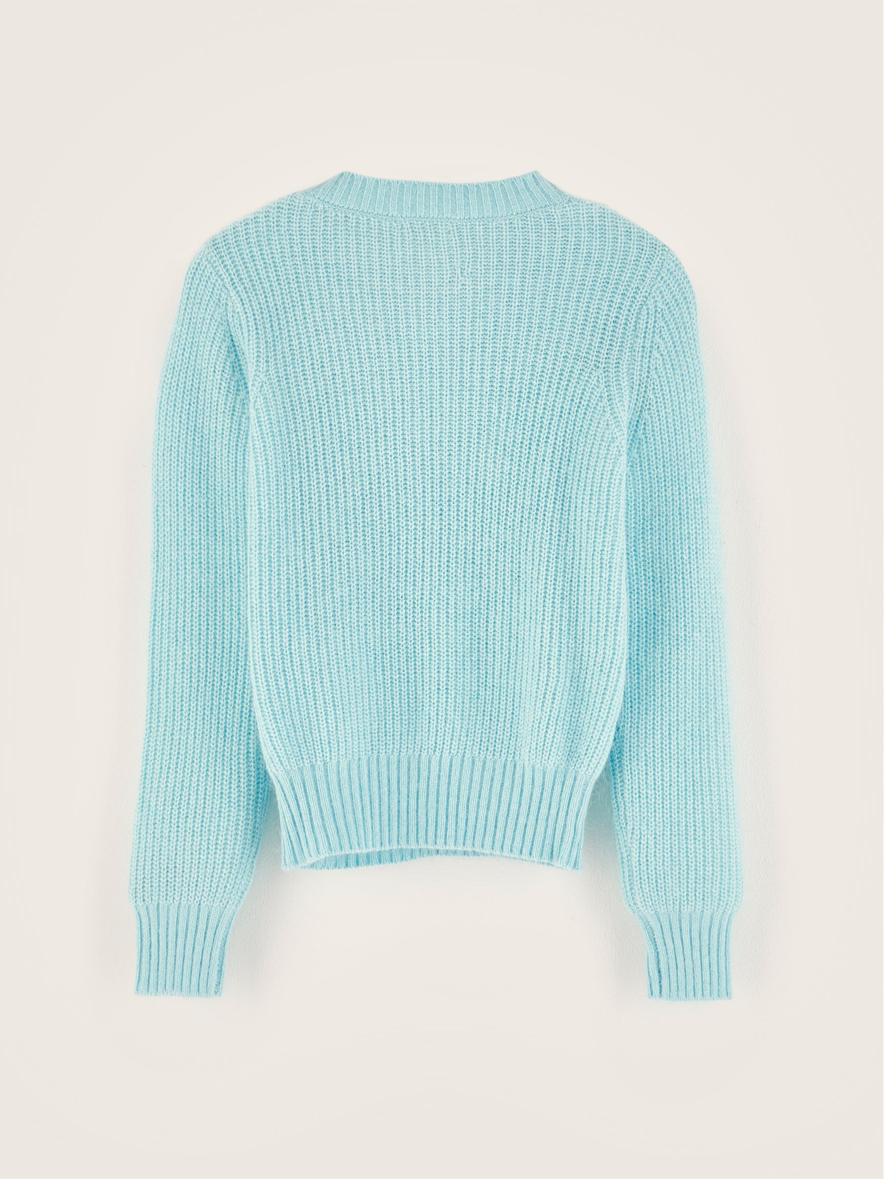 Pull Col Rond Diot - Glacier Pour Fille | Bellerose