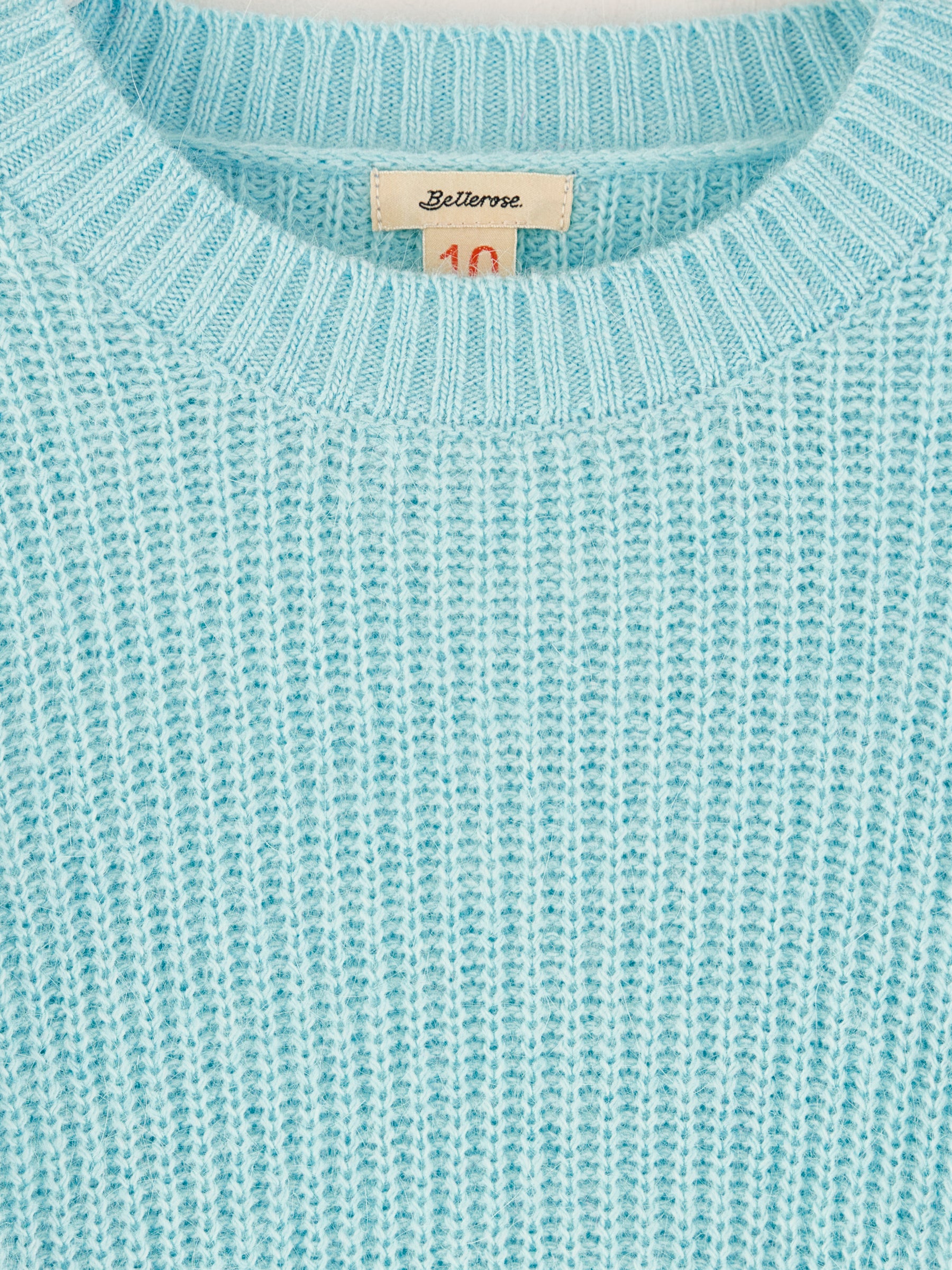 Diot Crew-neck Sweater - Glacier For Girls | Bellerose