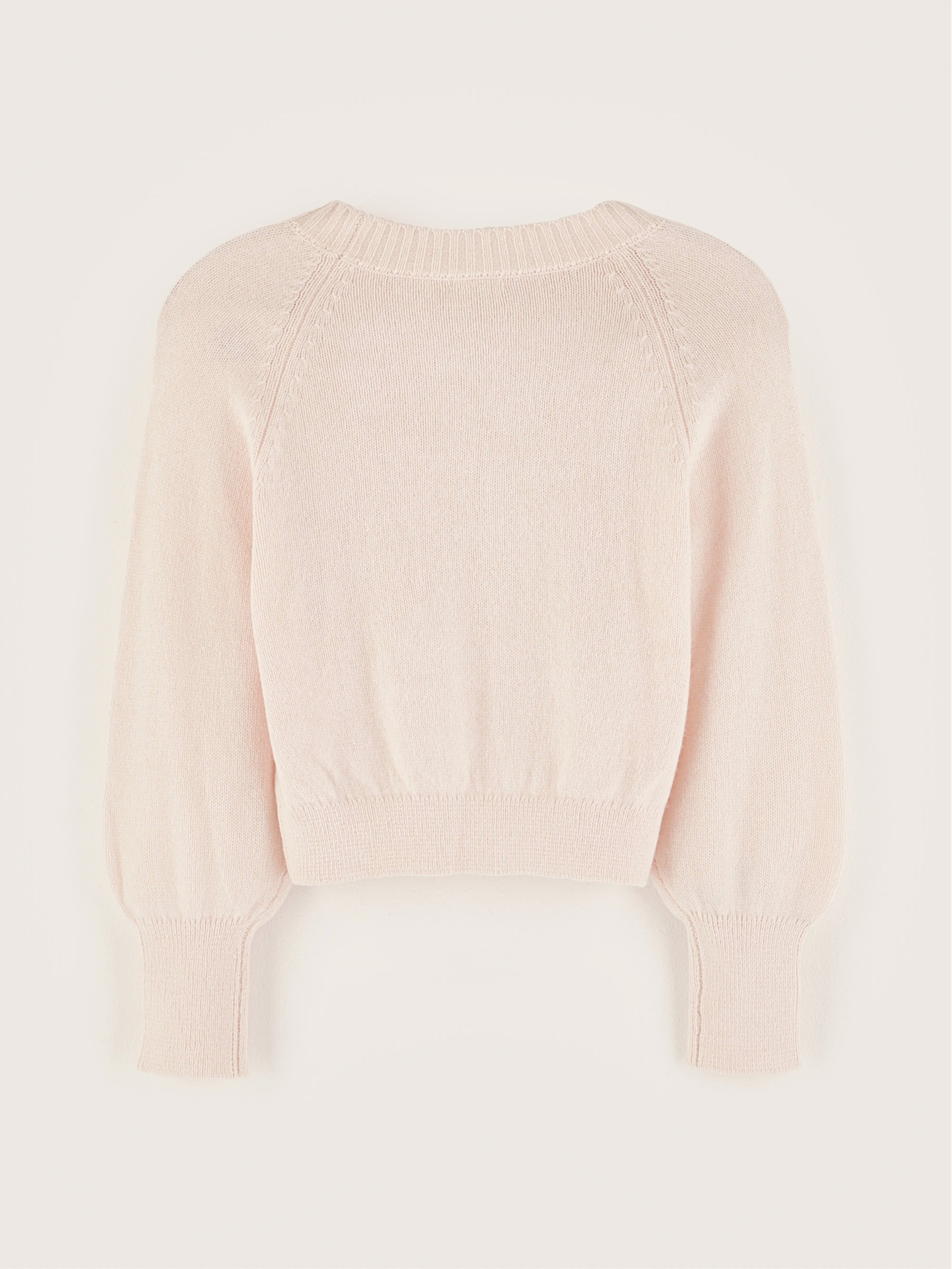 Pull Col Rond Gimza - Cotton candy Pour Fille | Bellerose