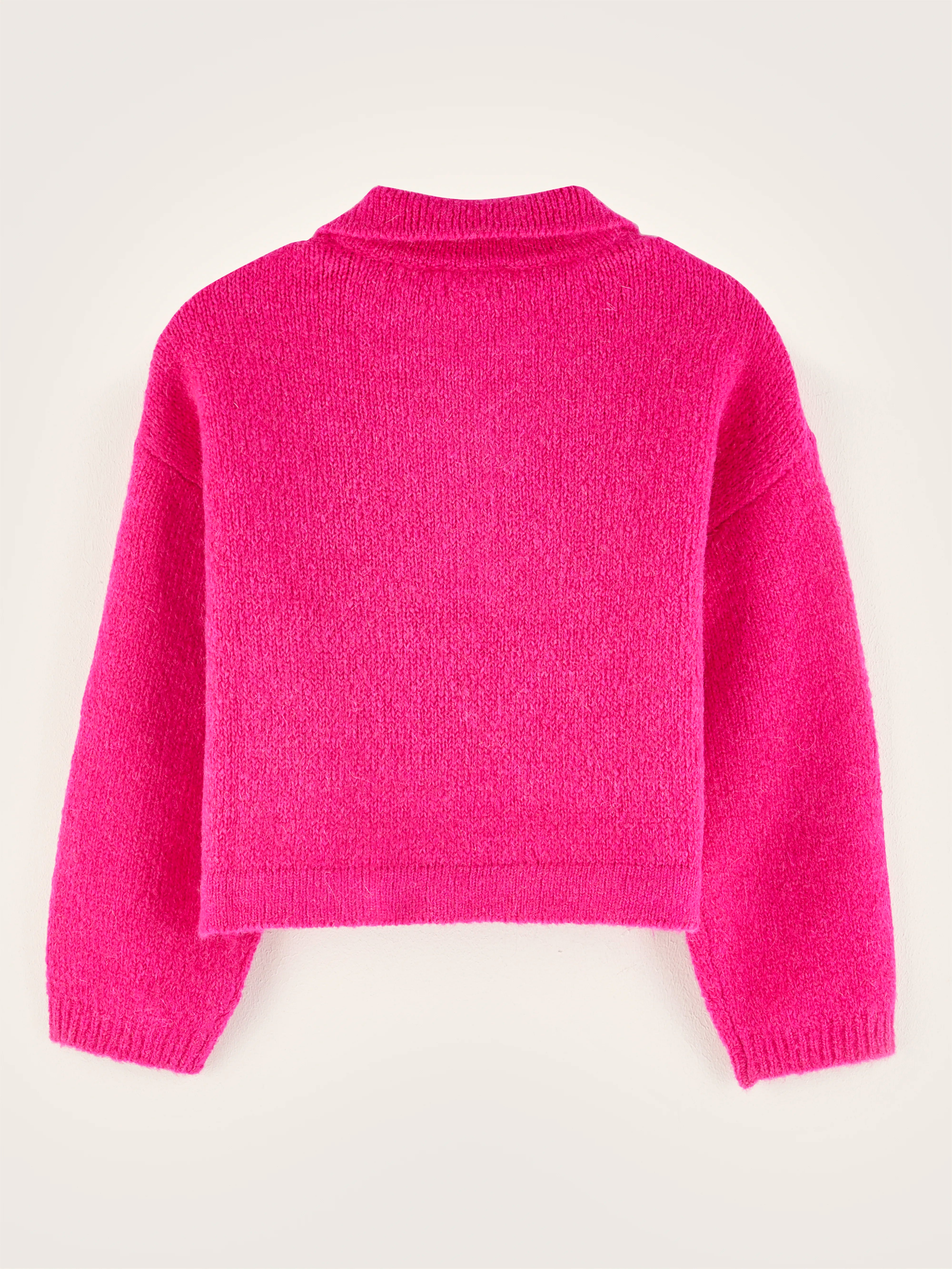 Polo Manches Longues Aupa - Fushia Pour Fille | Bellerose
