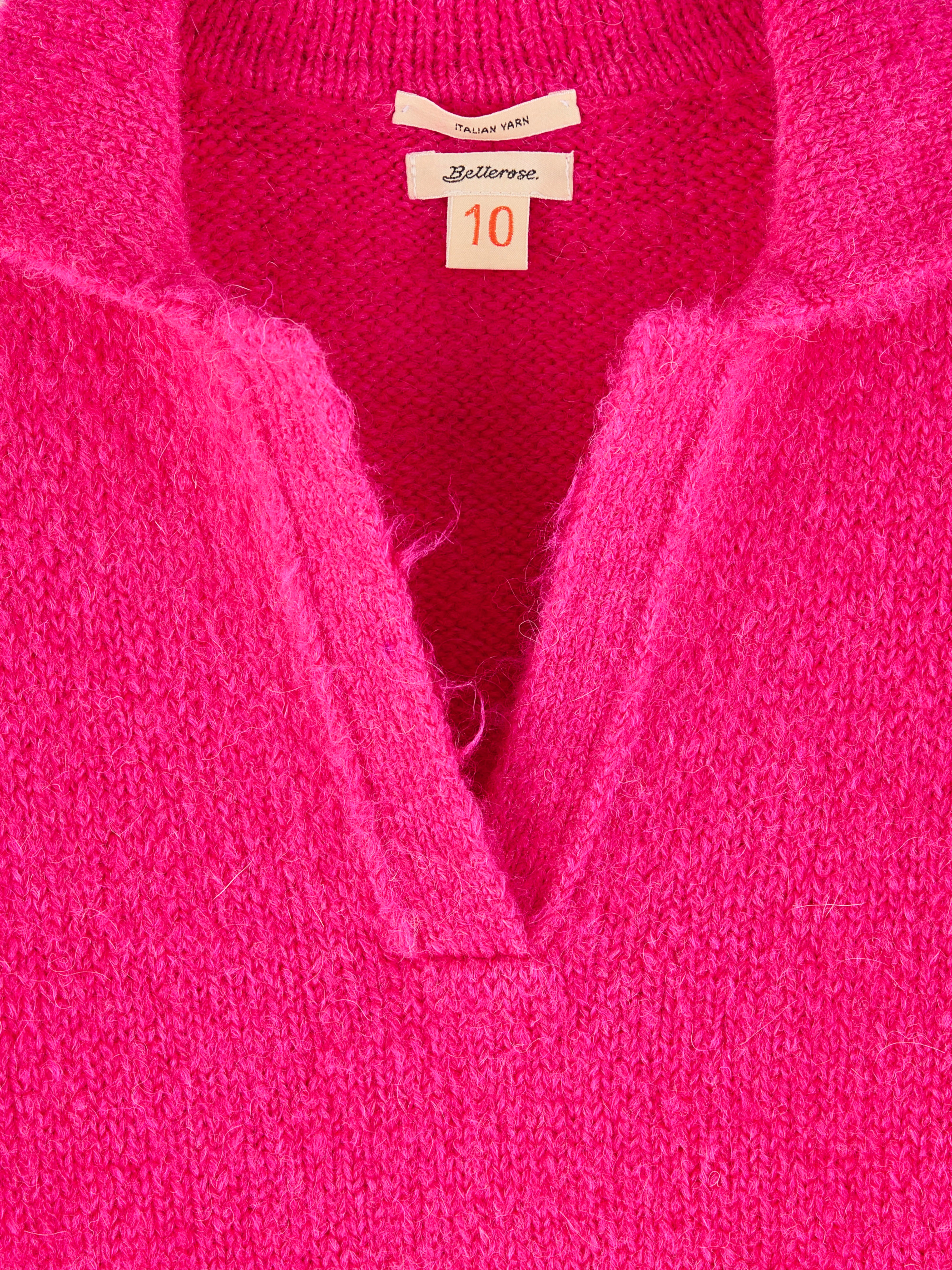 Aupa Lange Mouw Polo - Fushia Voor Meisjes | Bellerose