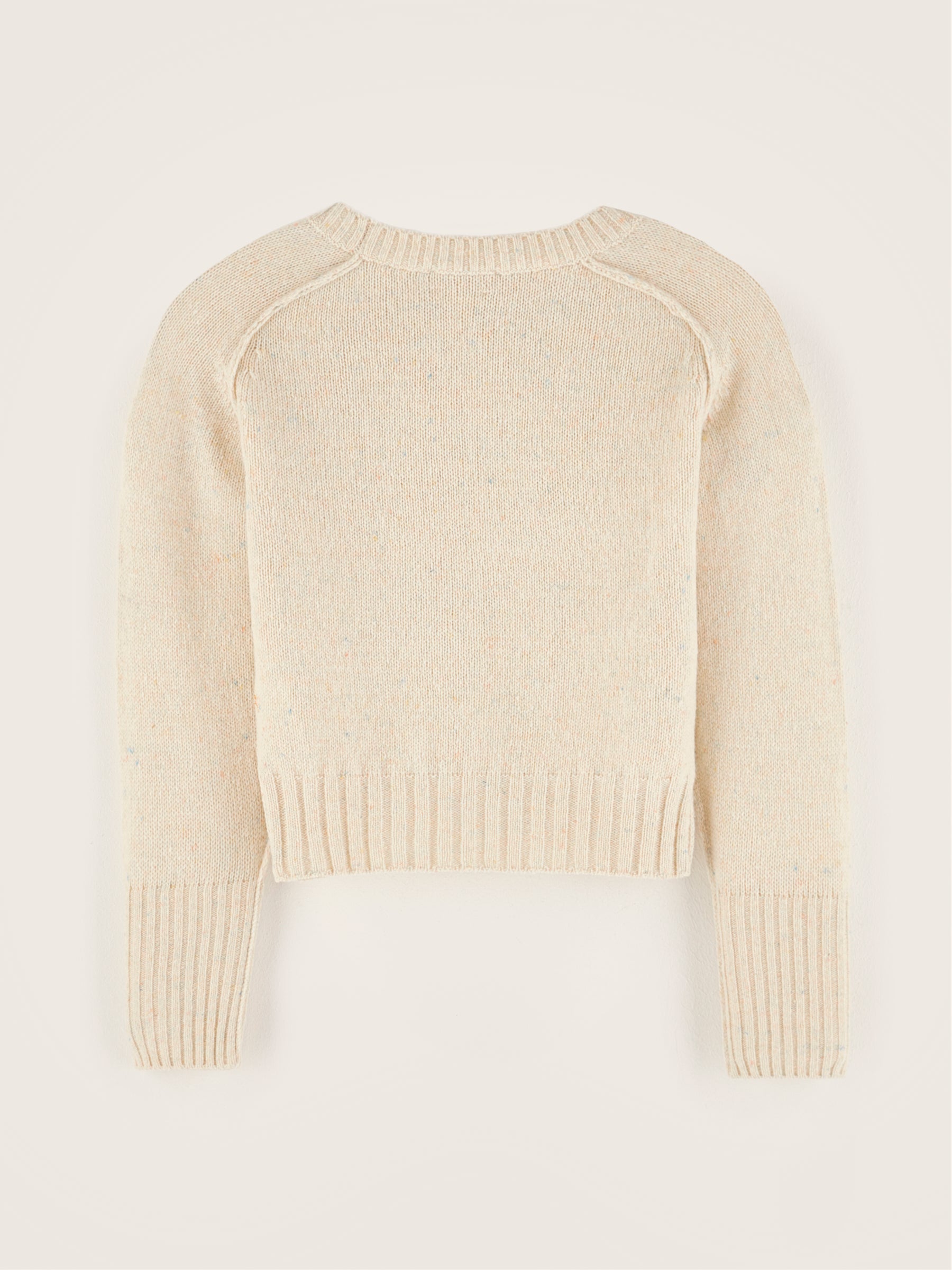 Airhe Round-neck Sweater - Shell For Girls | Bellerose