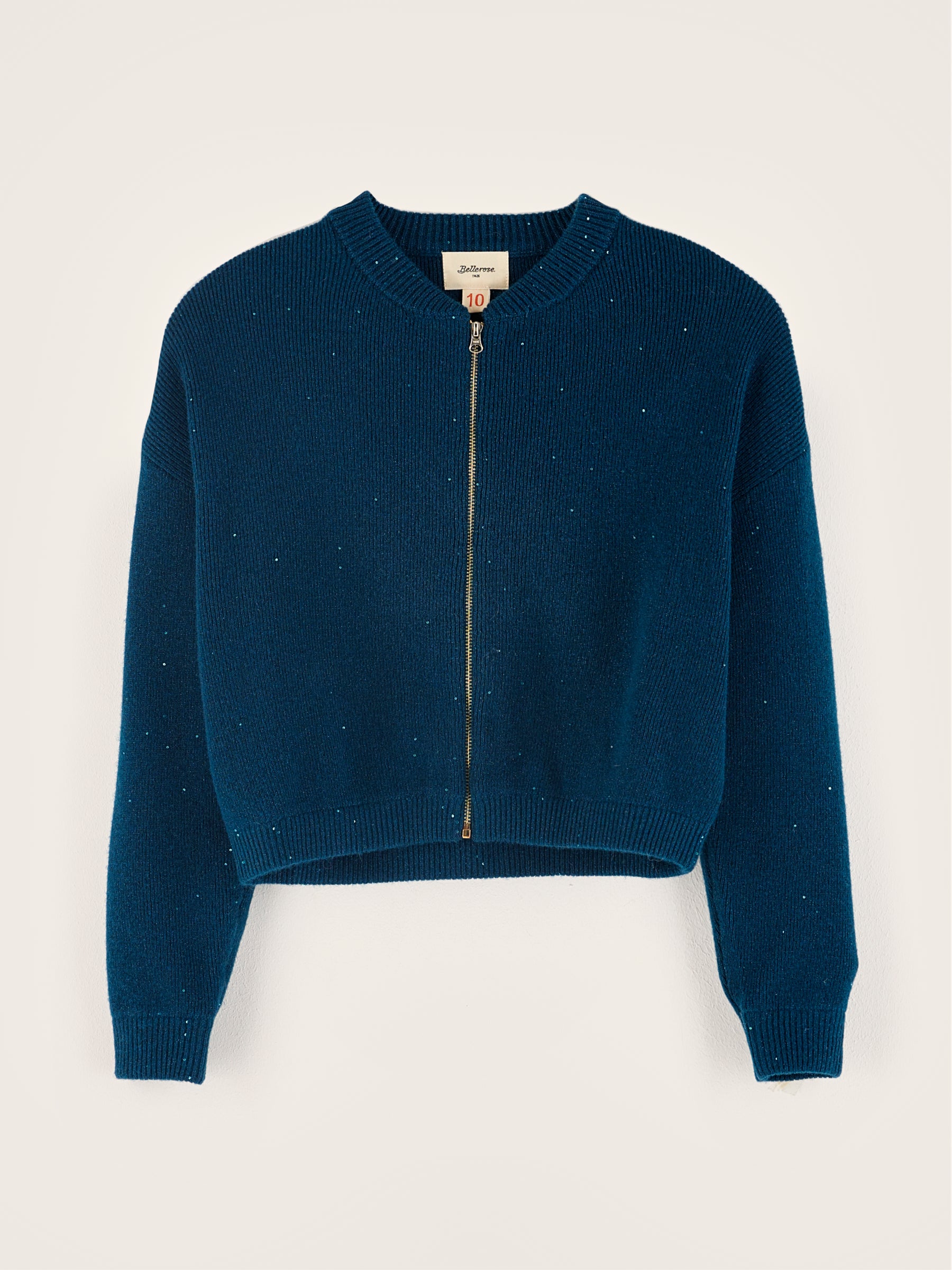 Ayrip Bomberstijl Cardigan - Blue jeans Voor Meisjes | Bellerose