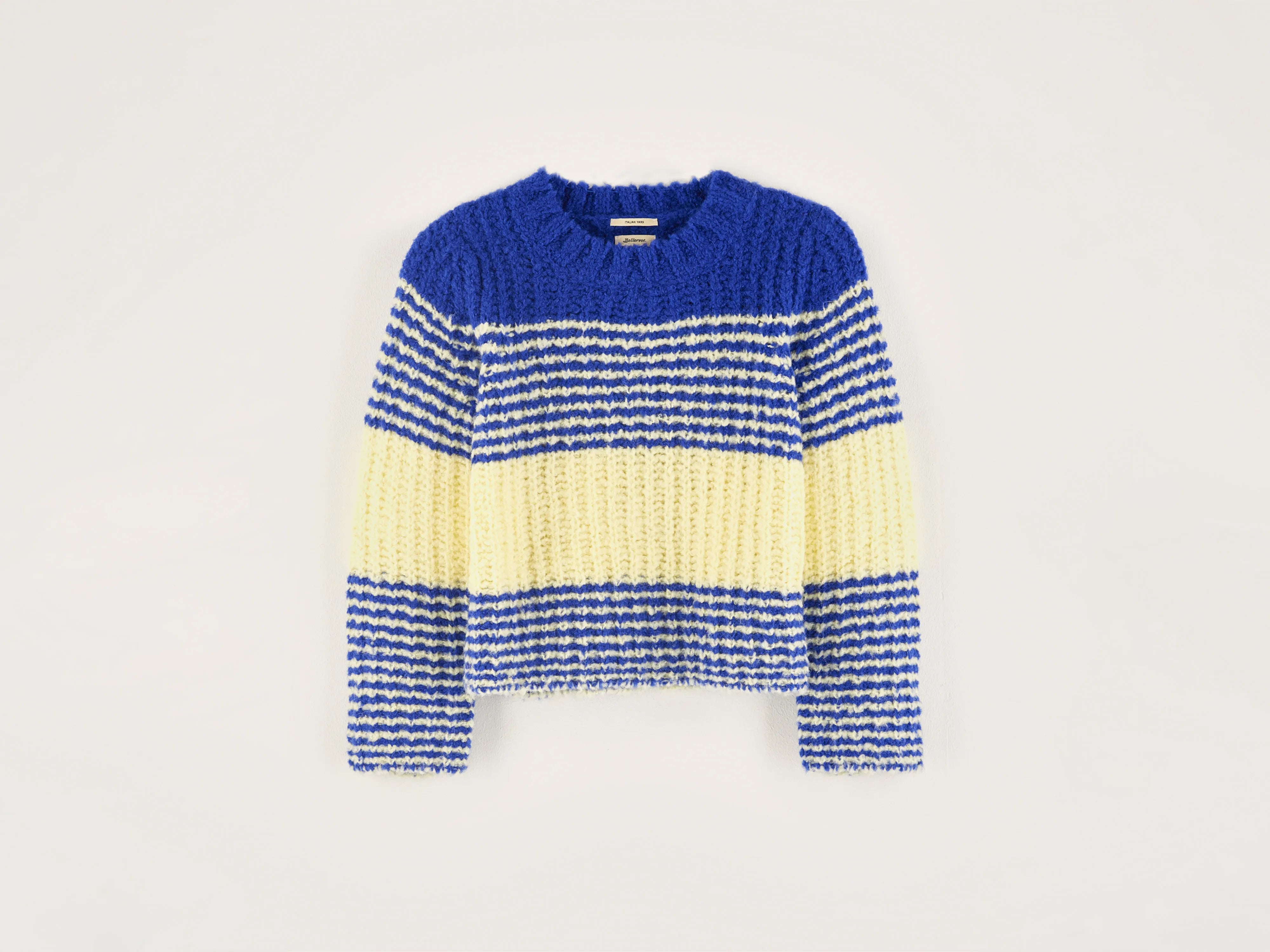 Agond round-neck sweater (242 / G / STRIPE A)