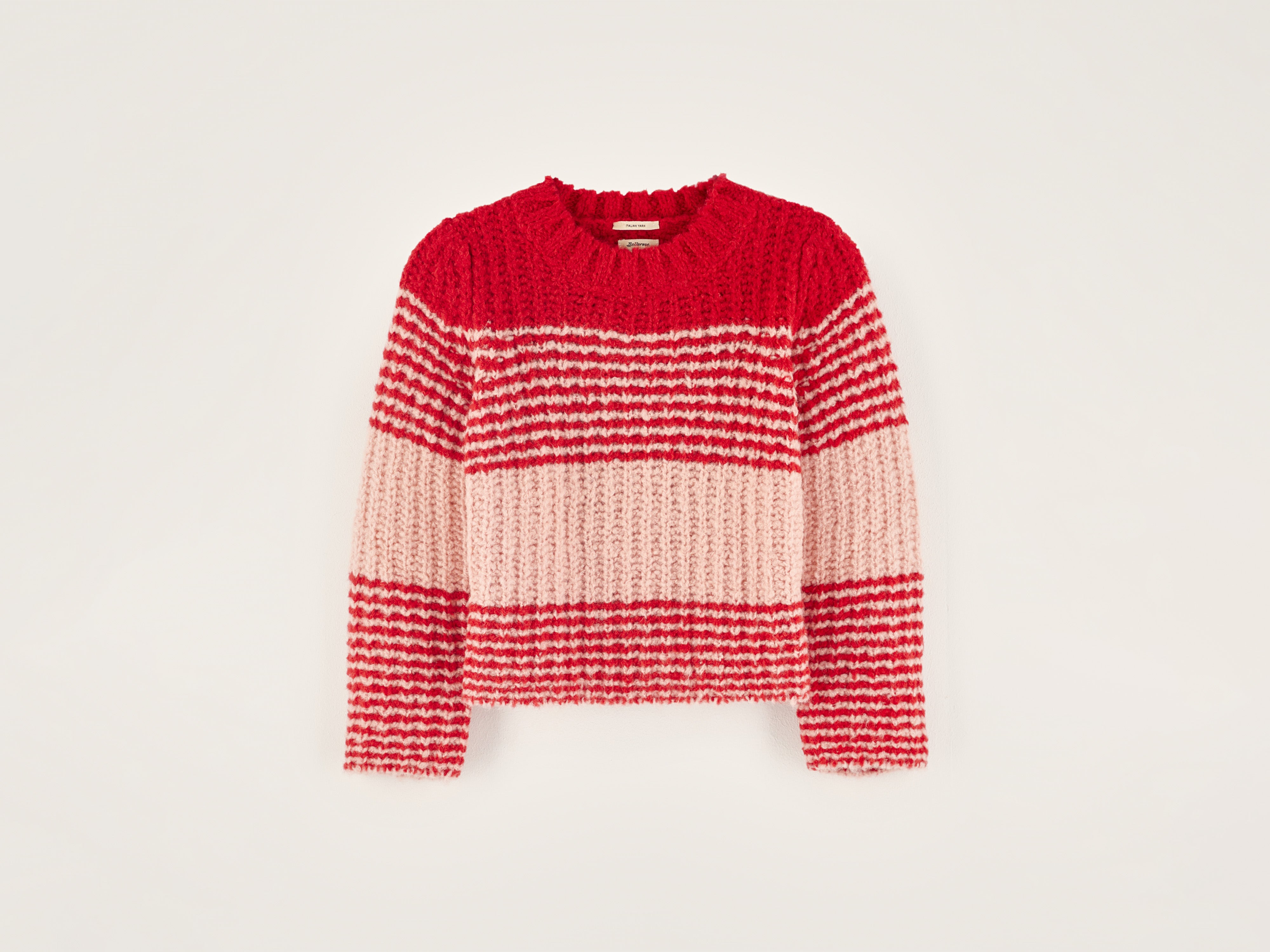 Agond round-neck sweater (242 / G / STRIPE B)