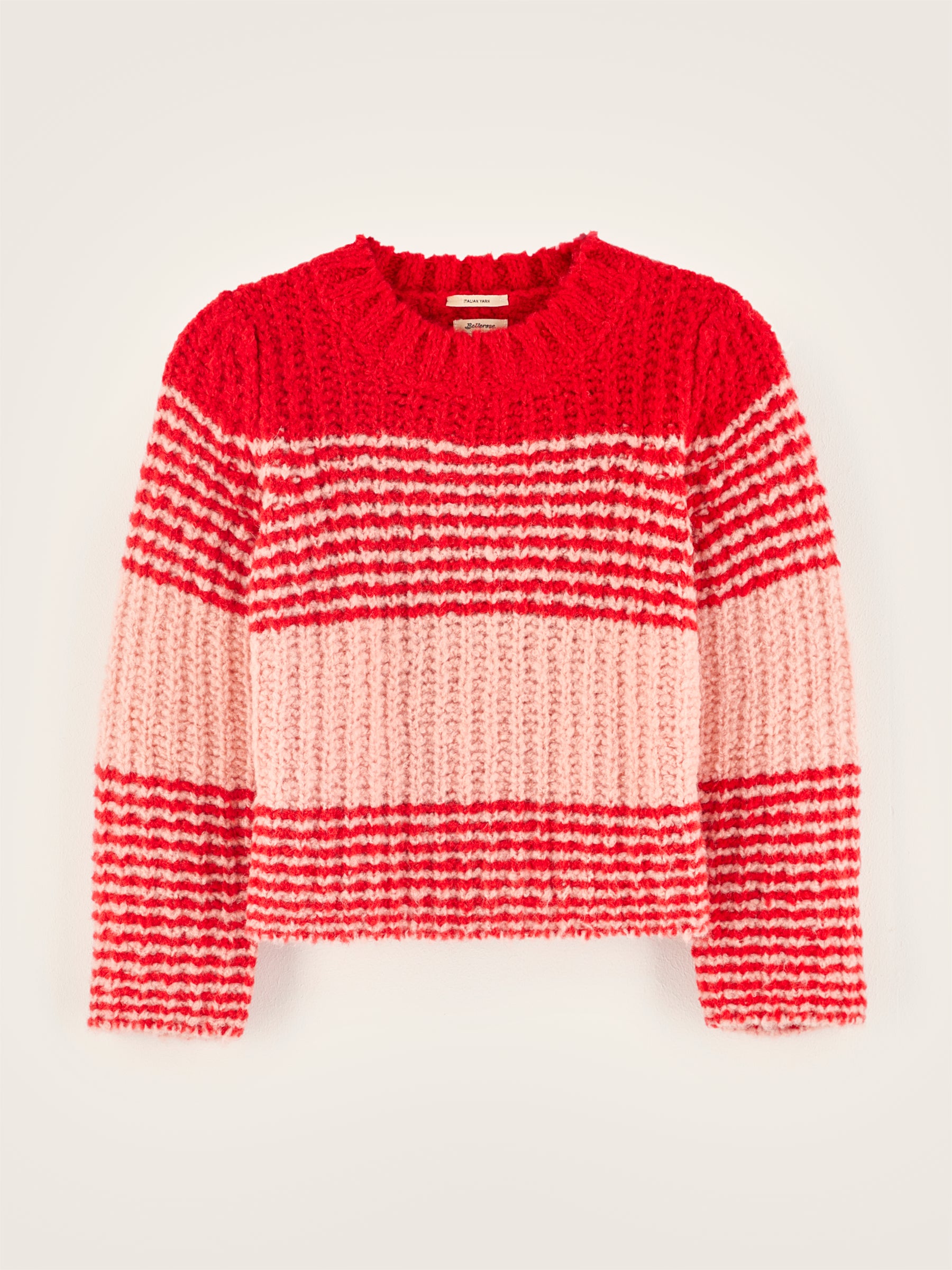 Agond round-neck sweater (242 / G / STRIPE B)