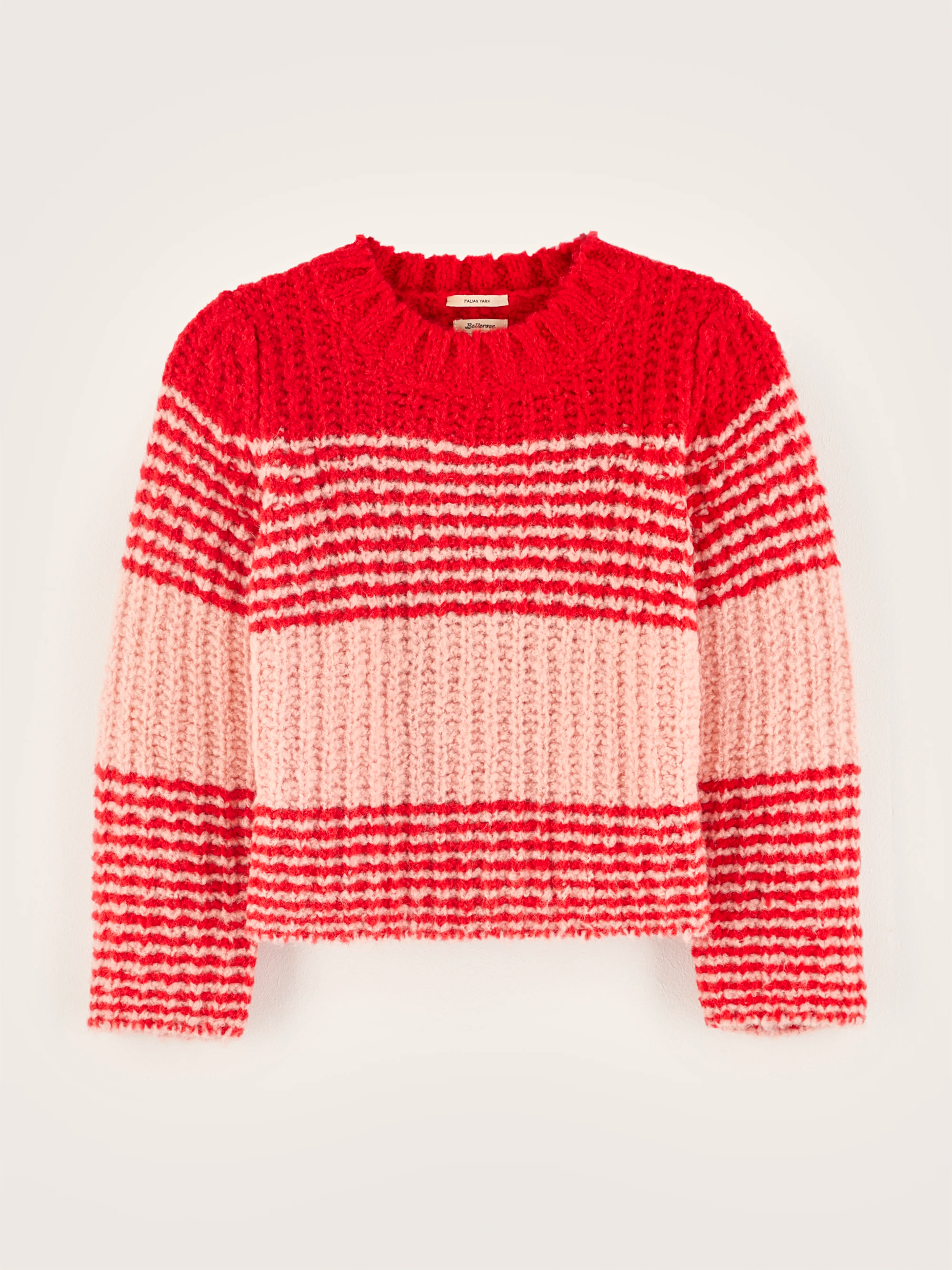 Agond Round-neck Sweater - Fiesta / Rosette For Girls | Bellerose