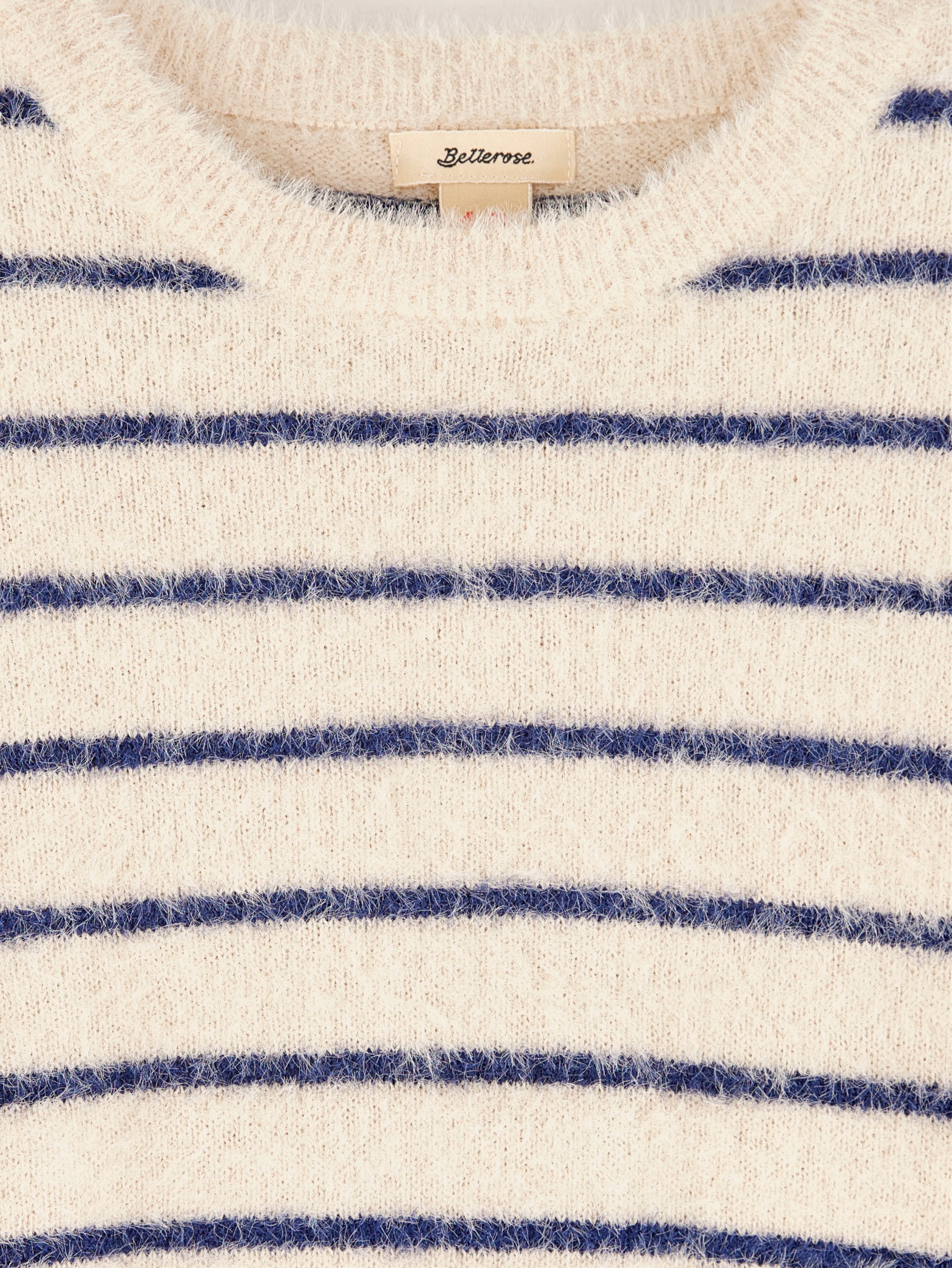 Golare Cropped Sweater - Ecru / Worker For Girls | Bellerose