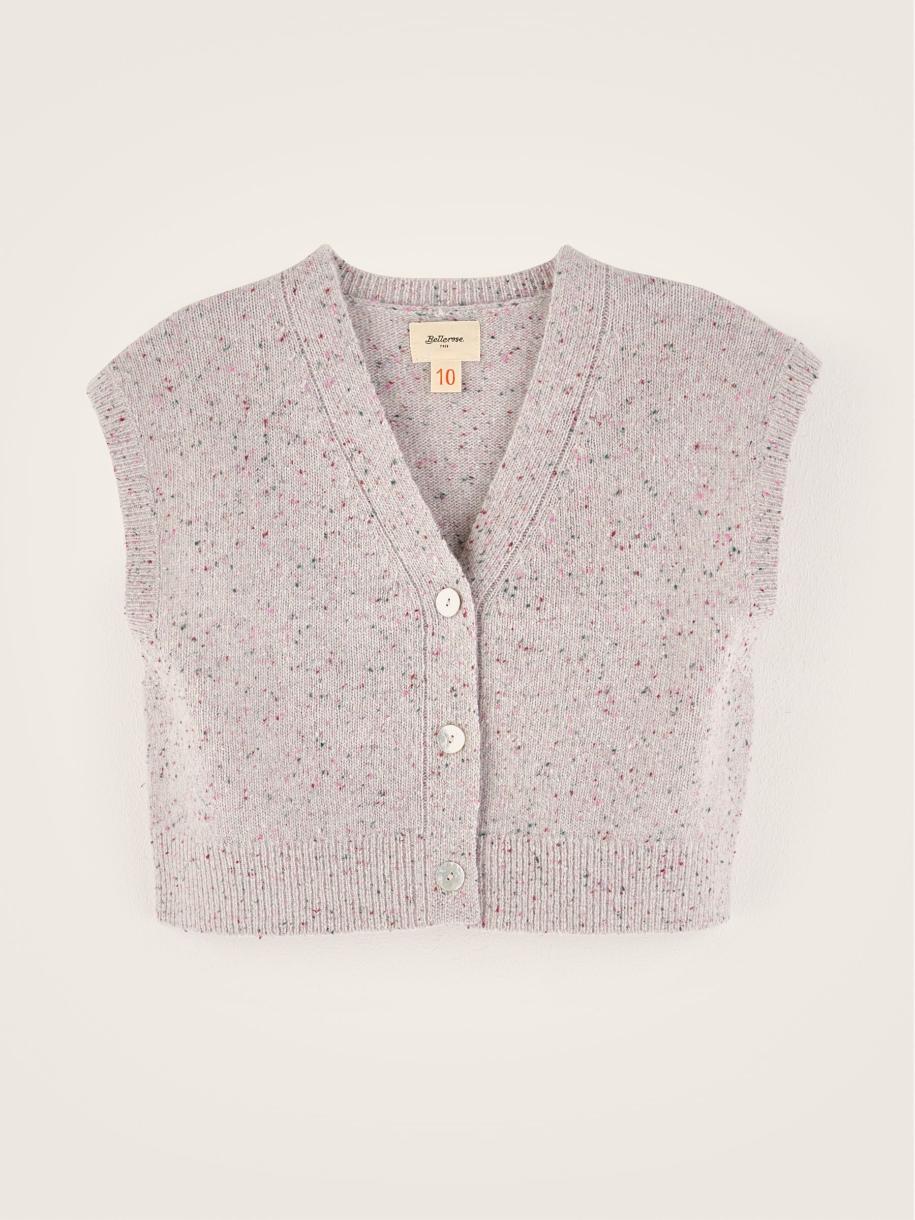 Gasmy Sleeveless Sweater - Multicolor For Girls | Bellerose