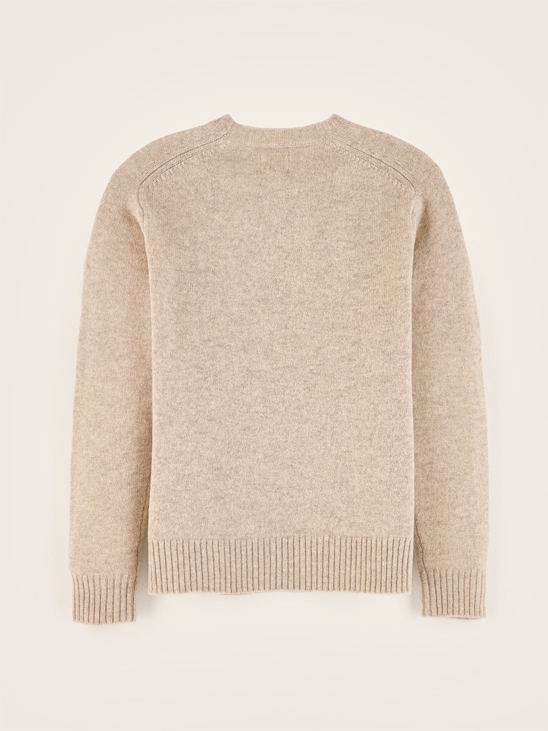 Gatu Crew-neck Sweater - Light grey For Boys | Bellerose