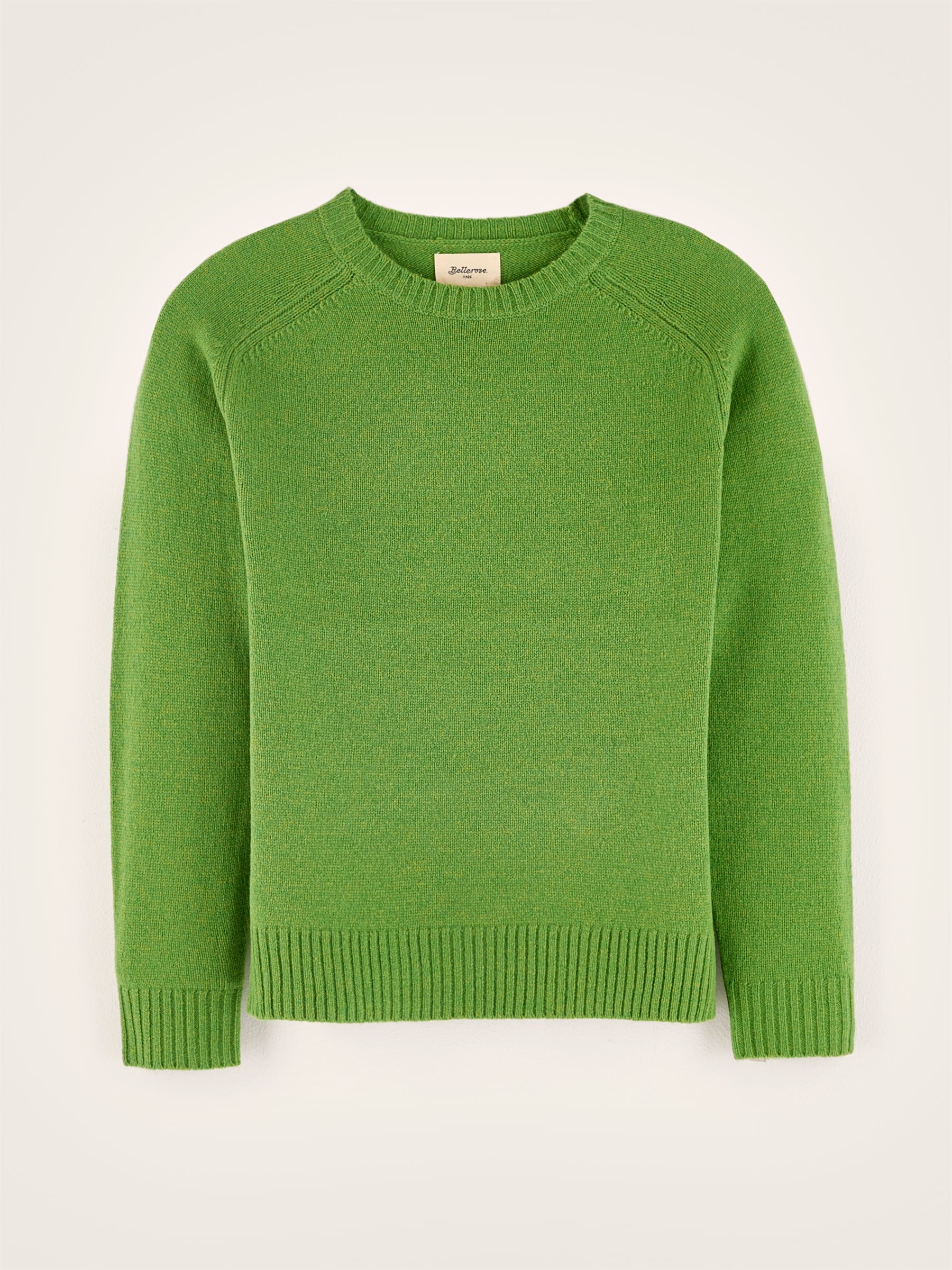 Pull Col Rond Gatu - Matcha Pour Garçon | Bellerose