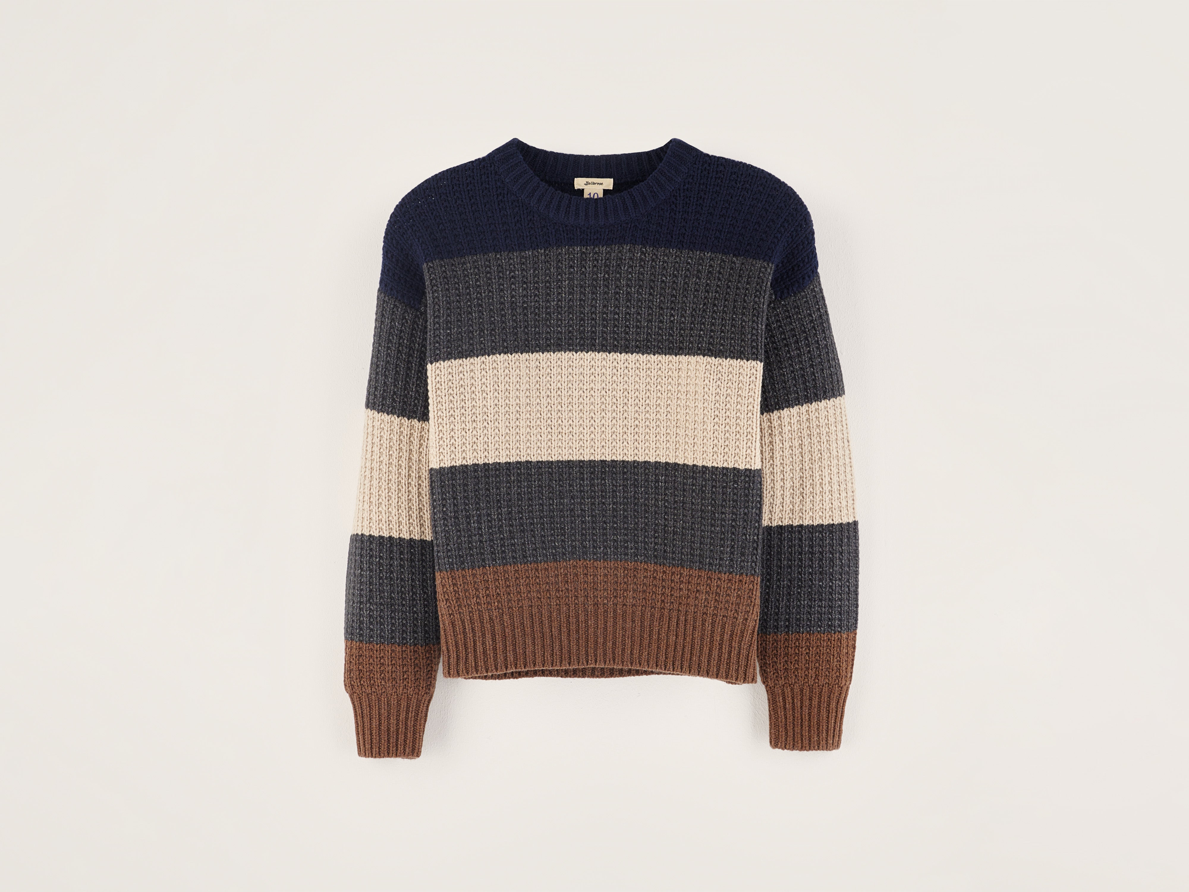 Giman crew-neck sweater   (242 / B / STRIPE A)