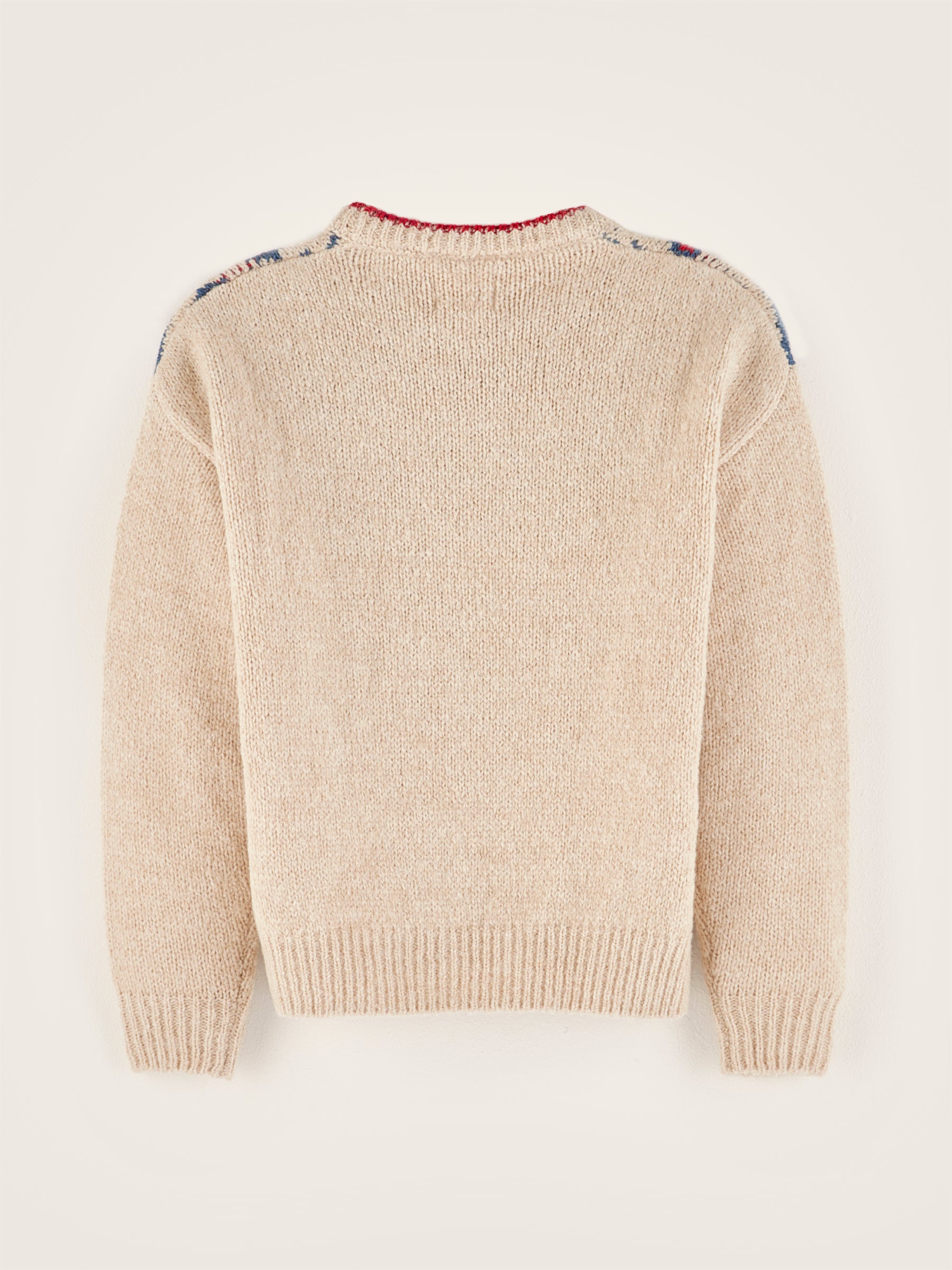 Apoty Crew-neck Sweater - Braise / Sugarcane For Boys | Bellerose