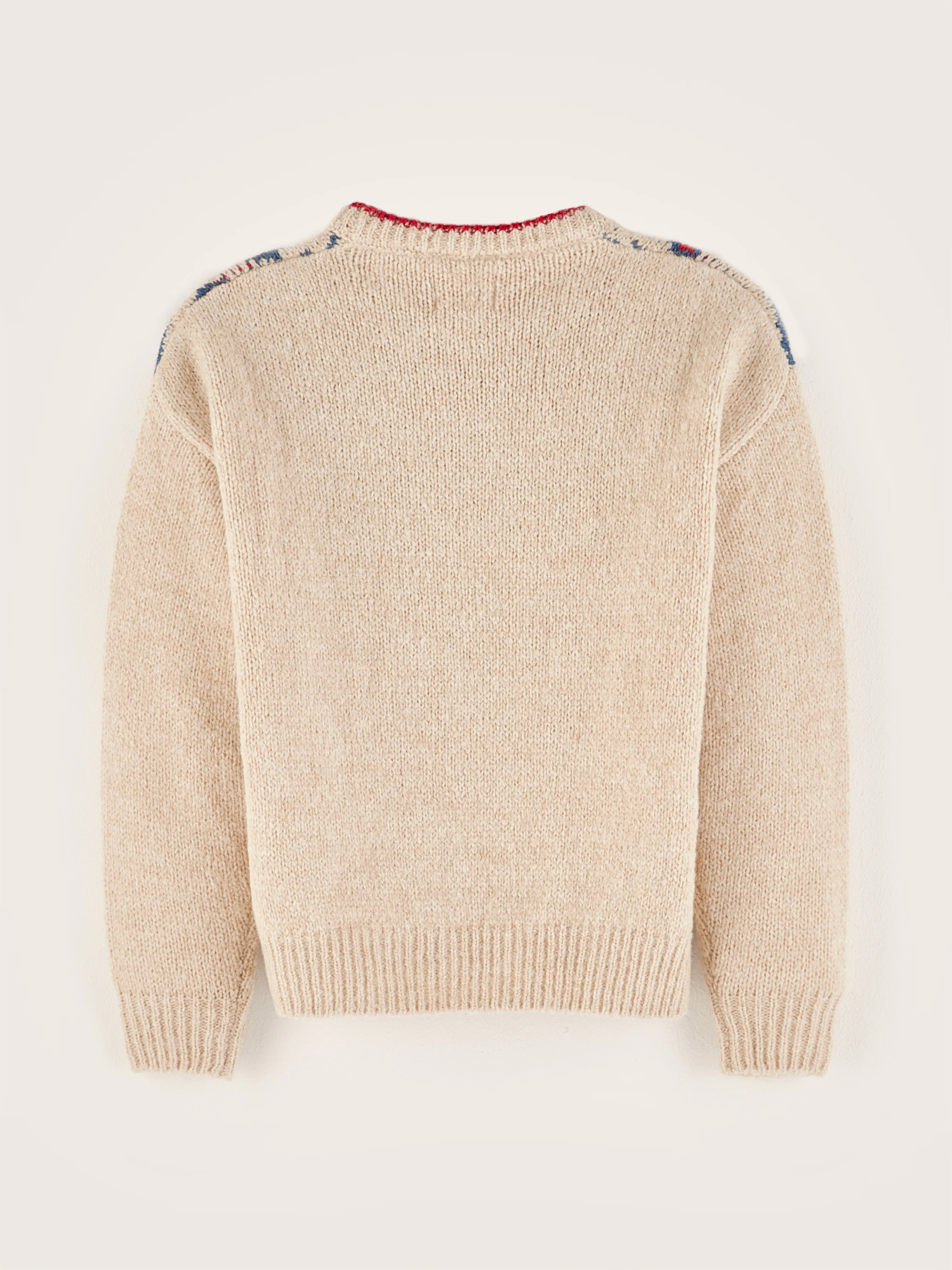 Apoty Crew-neck Sweater - Braise / Sugarcane For Boys | Bellerose