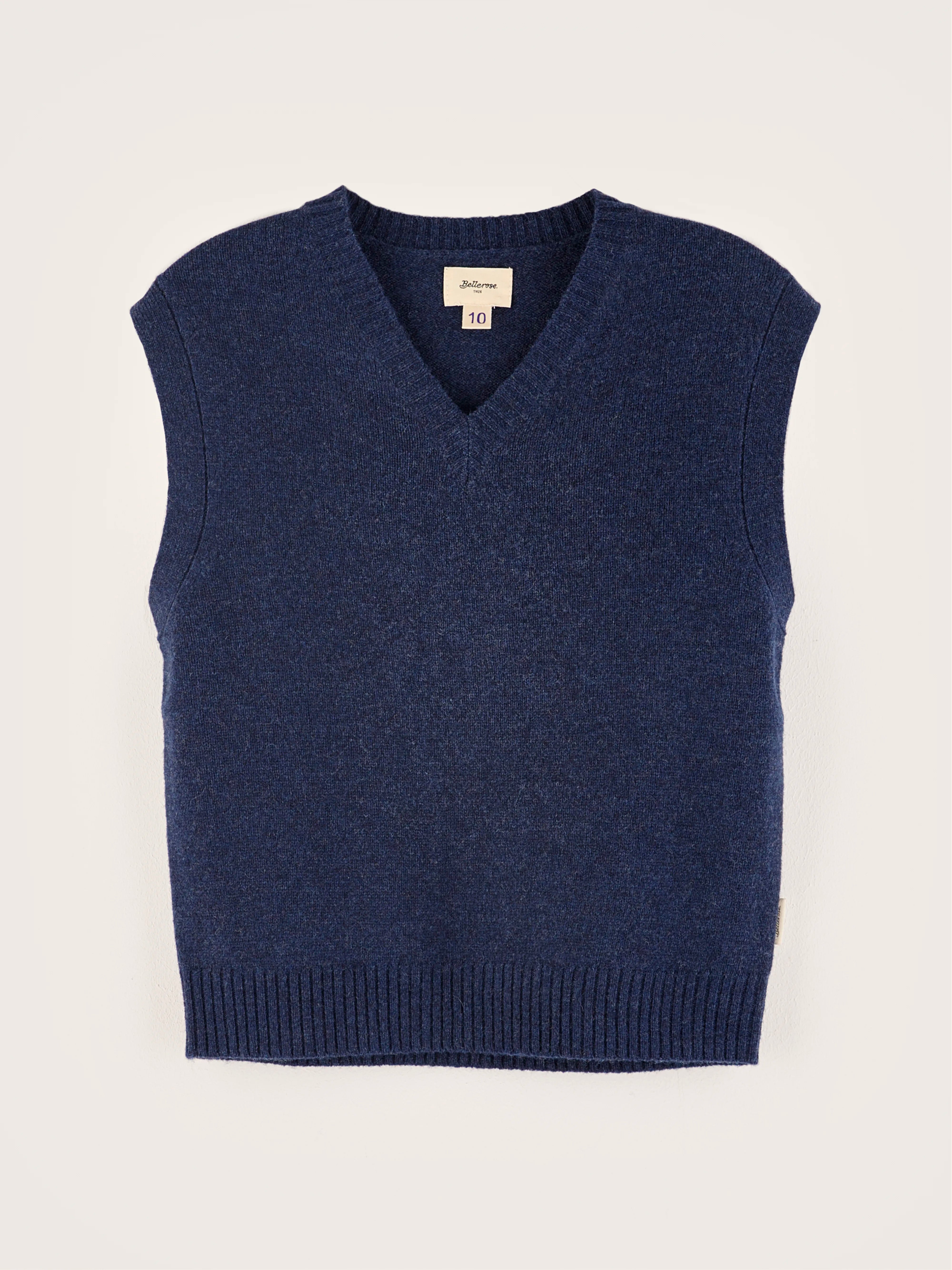 Gatty Sleeveless Sweater - Ink For Boys | Bellerose