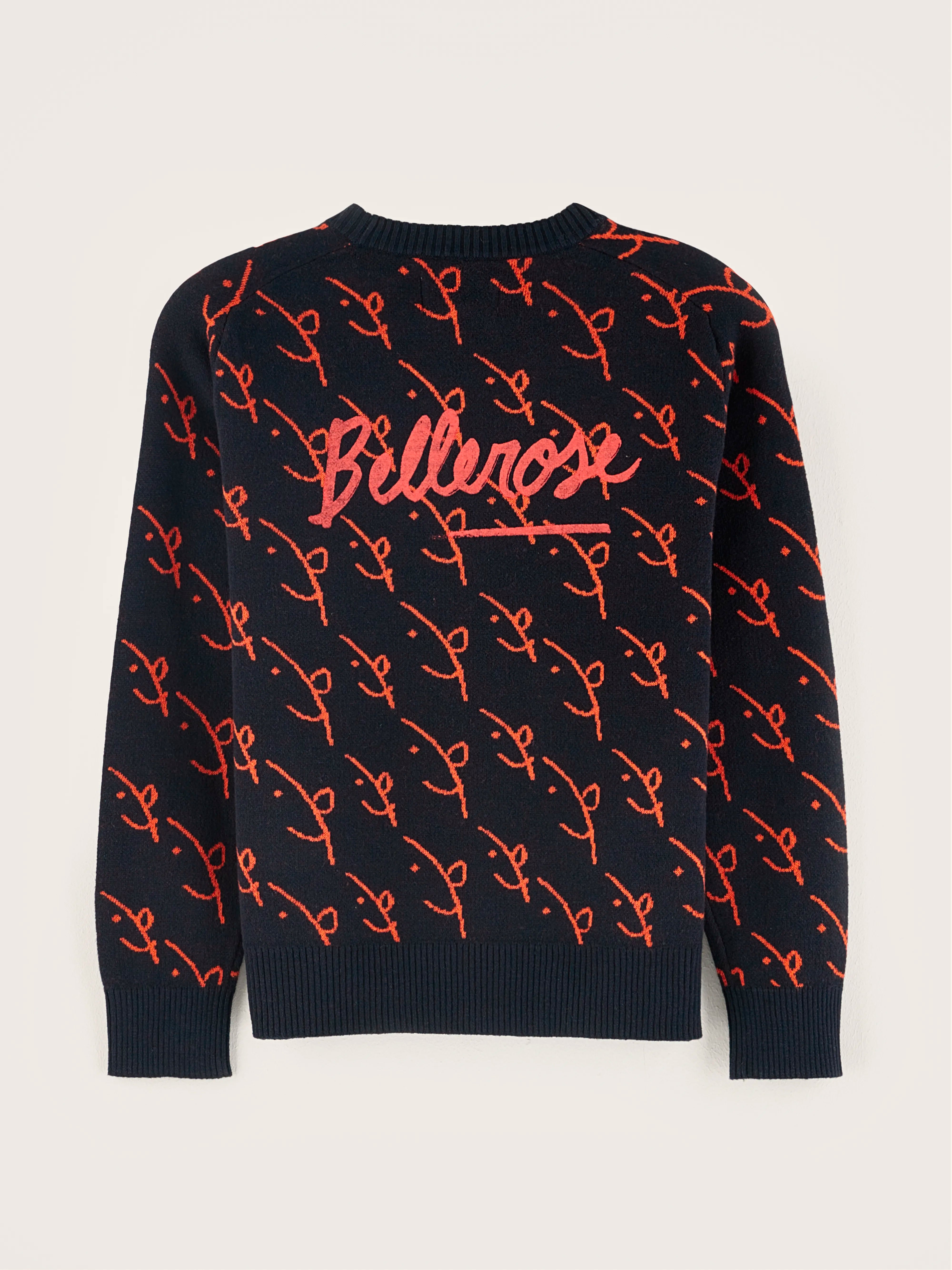 Gorfou Crew-neck Sweater - Navy For Boys | Bellerose